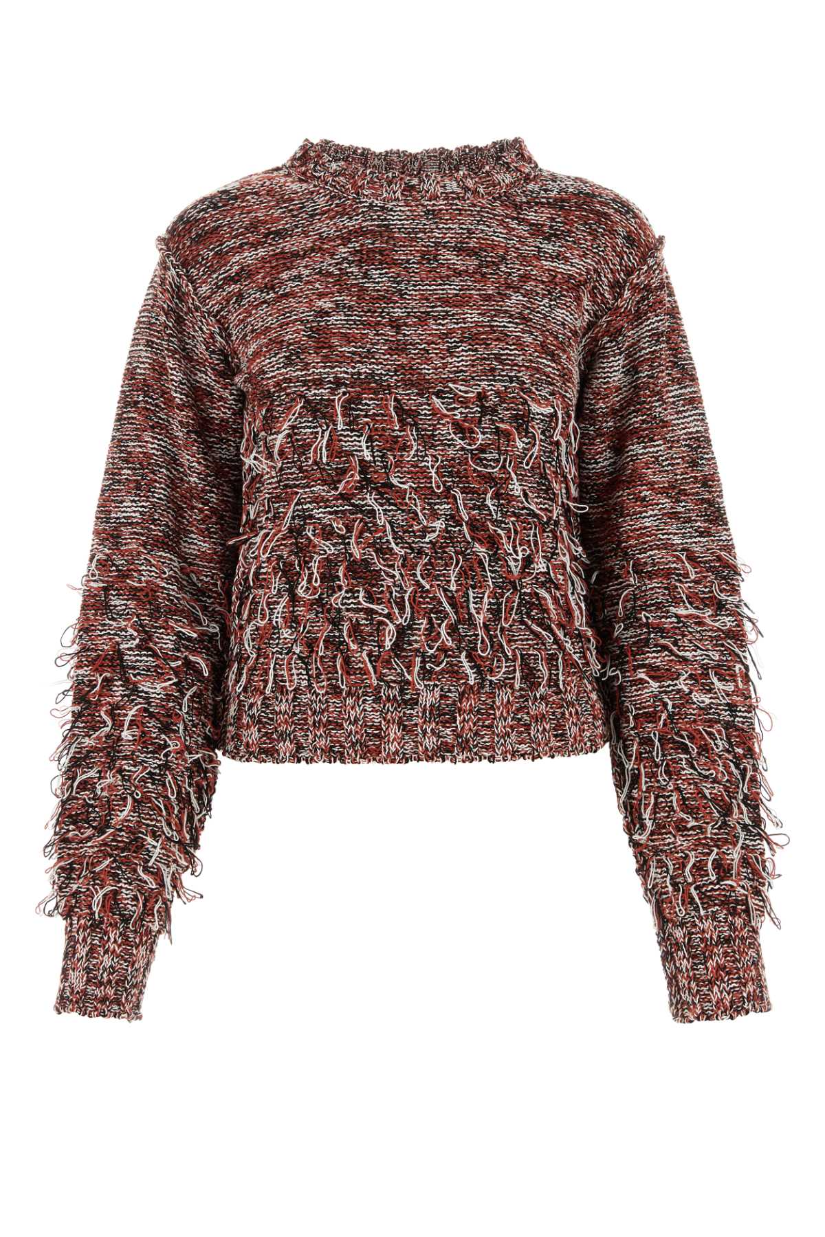 Durazzi Milano Embroidered Cotton Blend Sweater