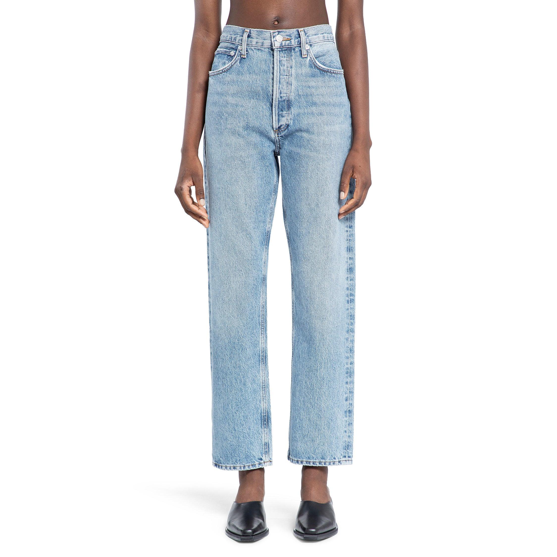 90's Pinch Waist High-Rise Straight Jeans