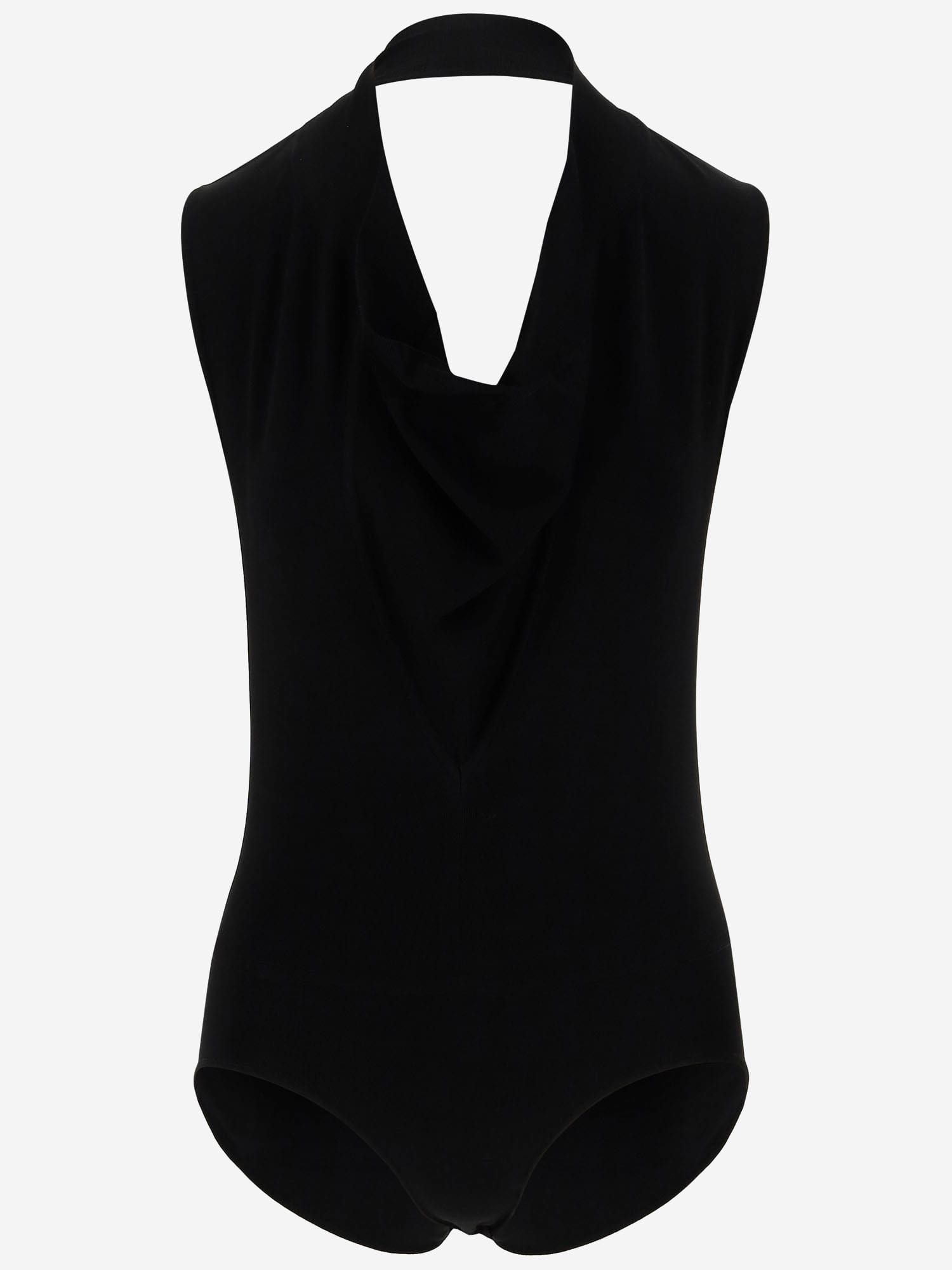 SportMax Viscose Blend Draped Runaway Bodysuit