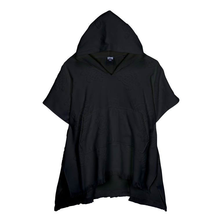 Vilebrequin Terry Poncho - Paco - Black - Size OSFA