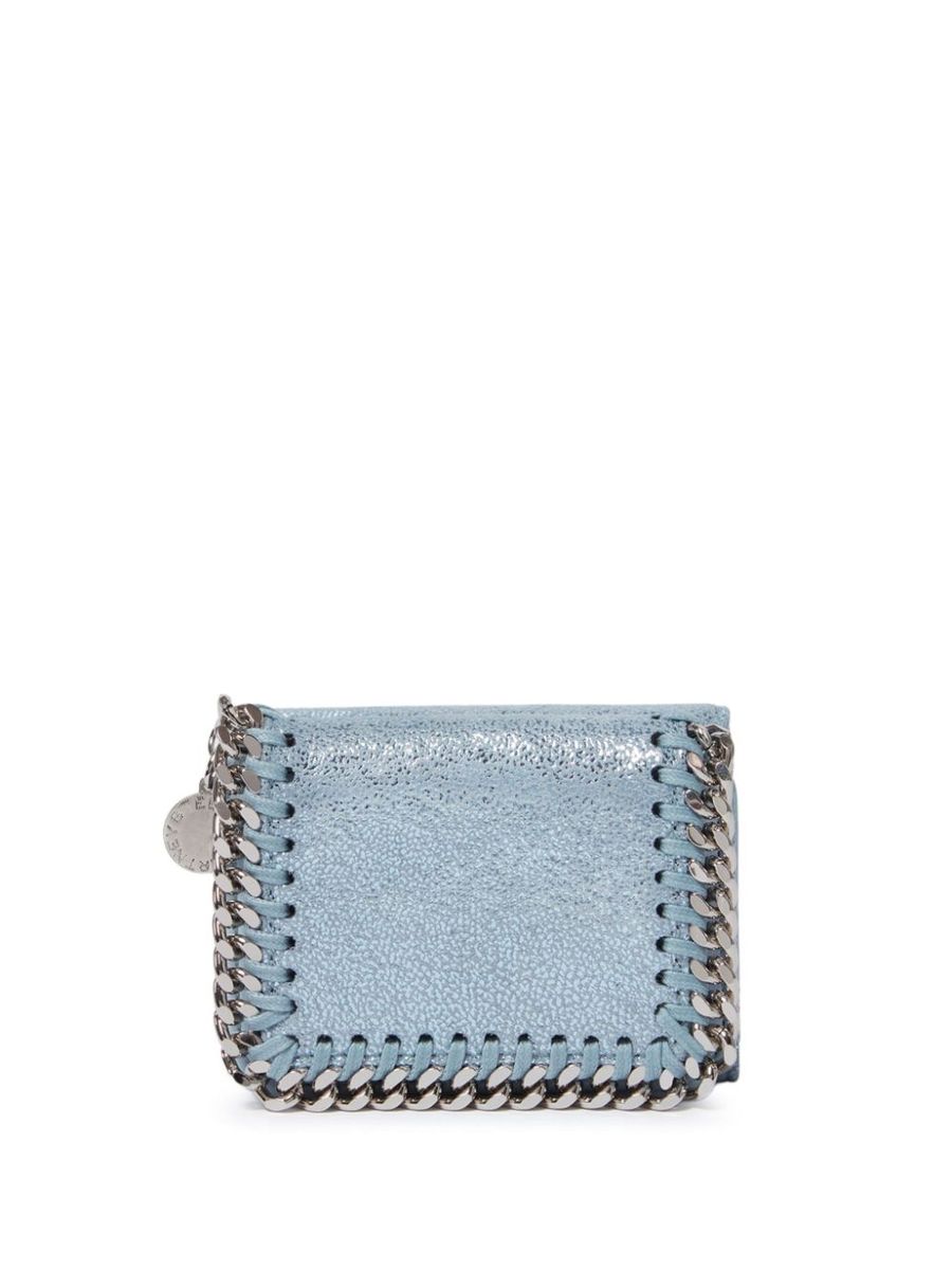 Stella McCartney Sky Blue Wallet With Silver Trims