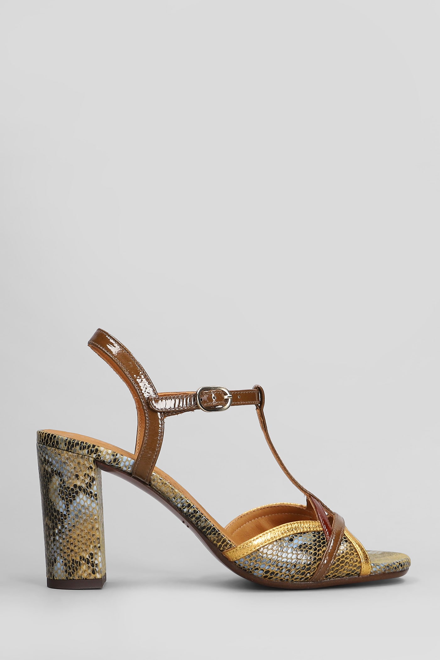 Chie Mihara Bejo Sandals In Brown Leather