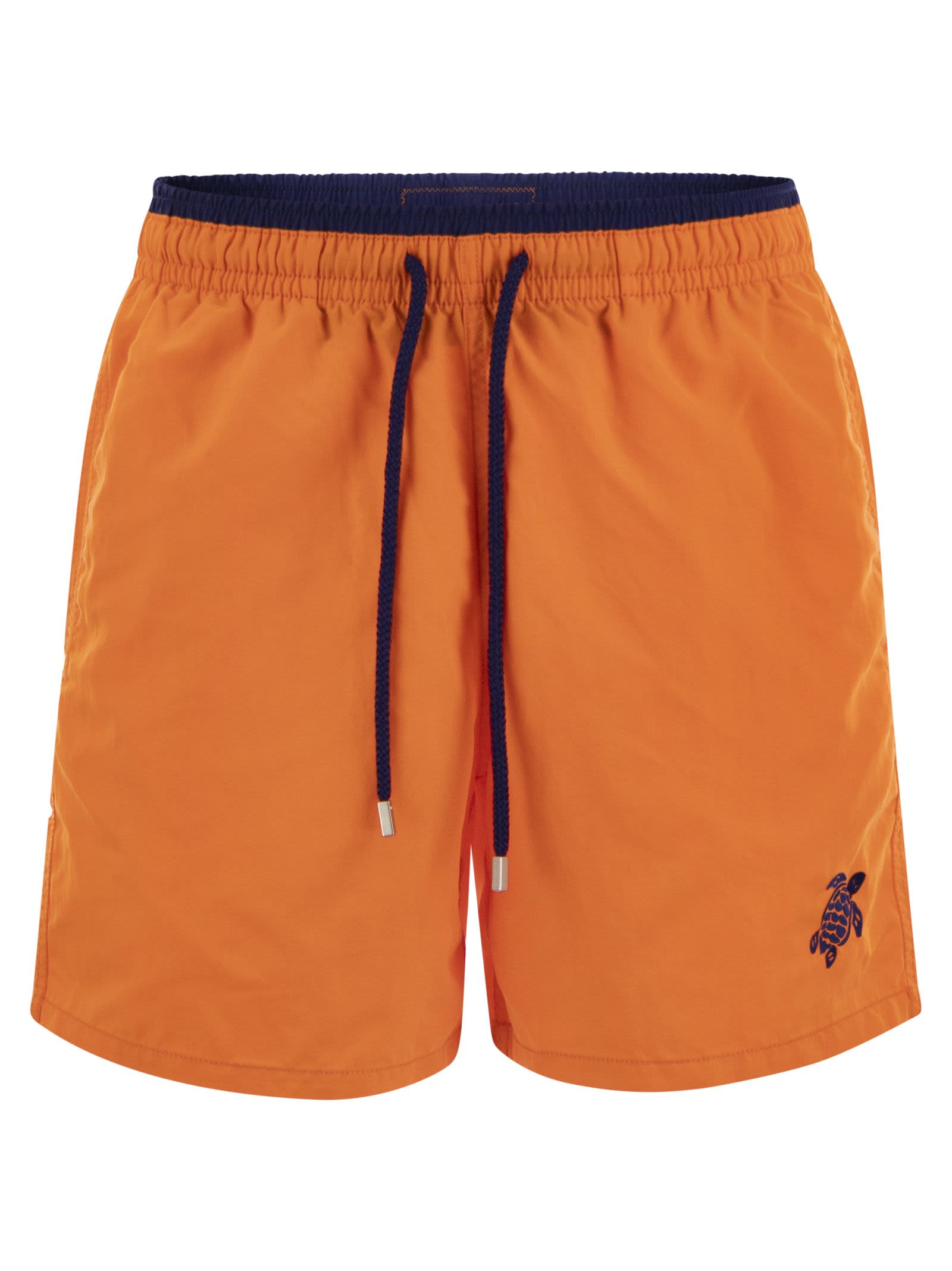 Vilebrequin Moka - Beach Shorts With Contrasting Color