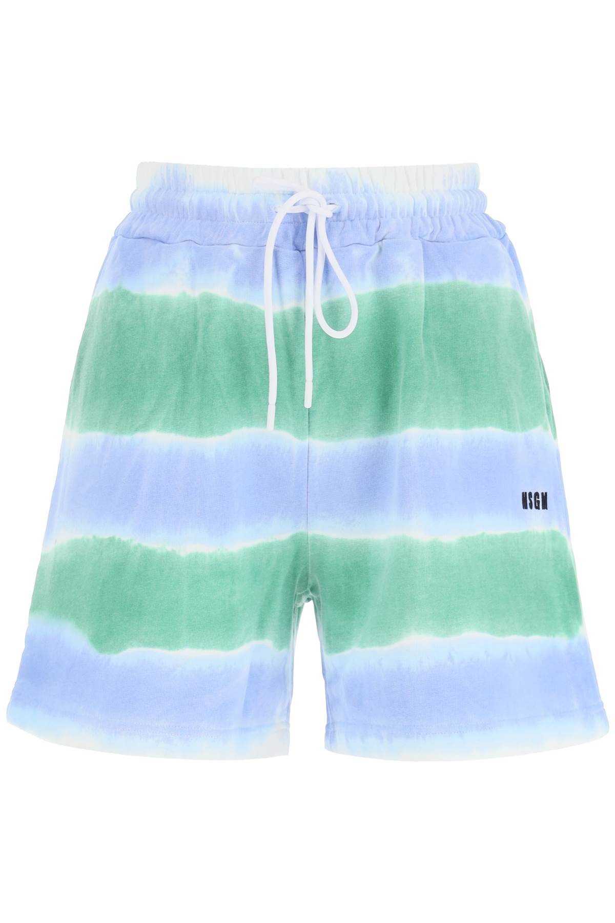MSGM Tie-dye Jersey Shorts