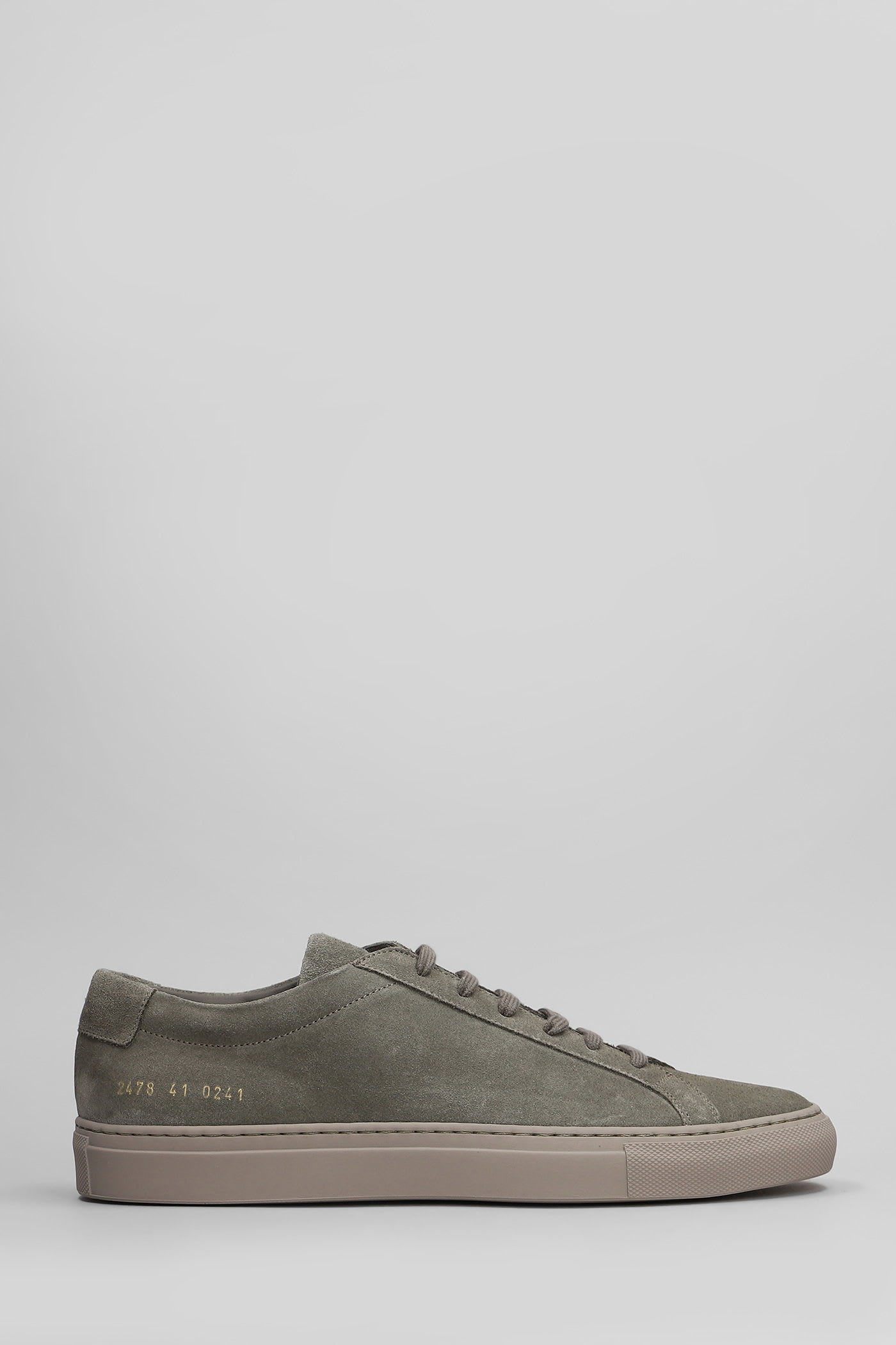 Common Projects Achilles Sneakers In Taupe Suede