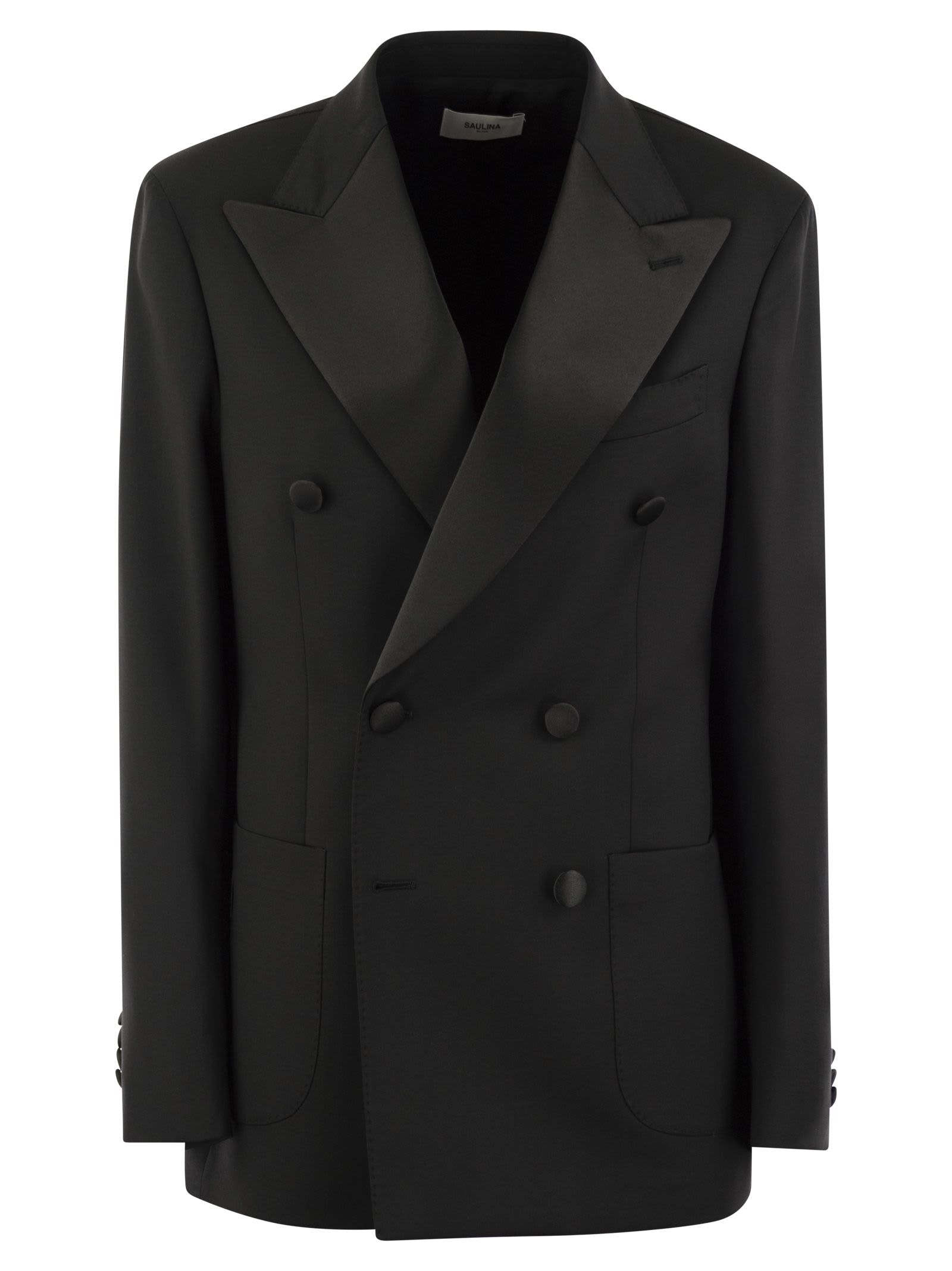 Saulina Milano Fresh Wool Double Breasted Jacket