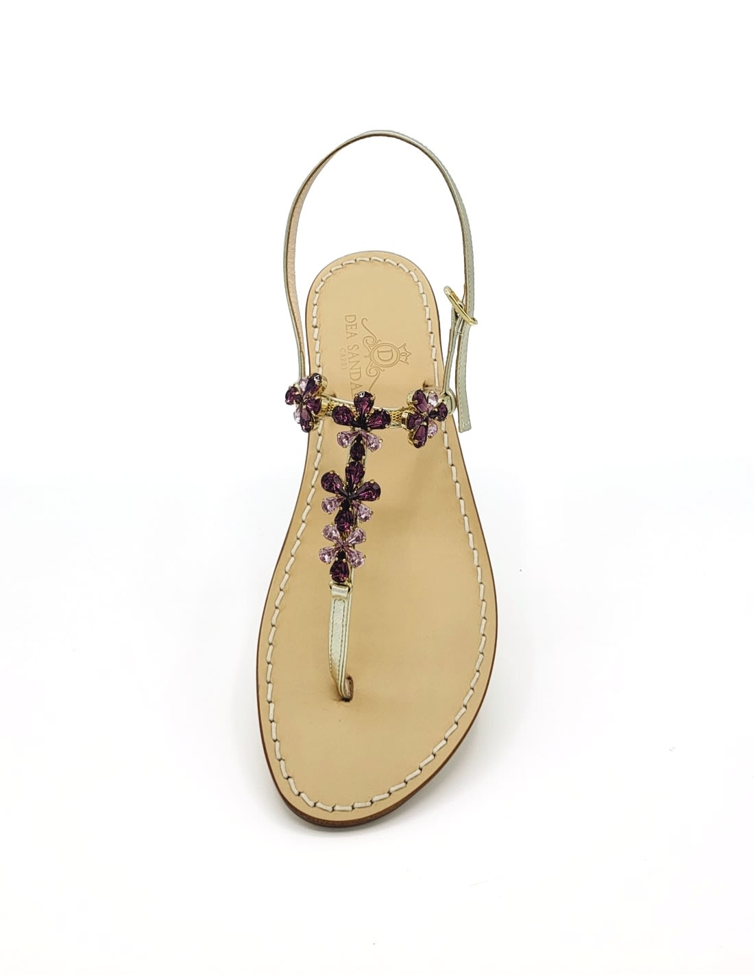 Dea Sandals Purple Narcissus Jewel Sandals