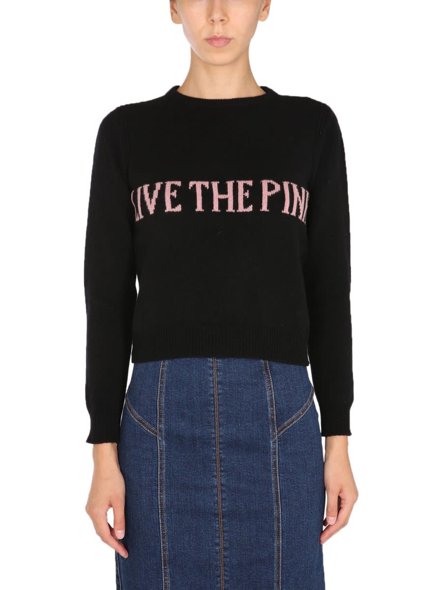 Alberta Ferretti Crew Neck Sweater