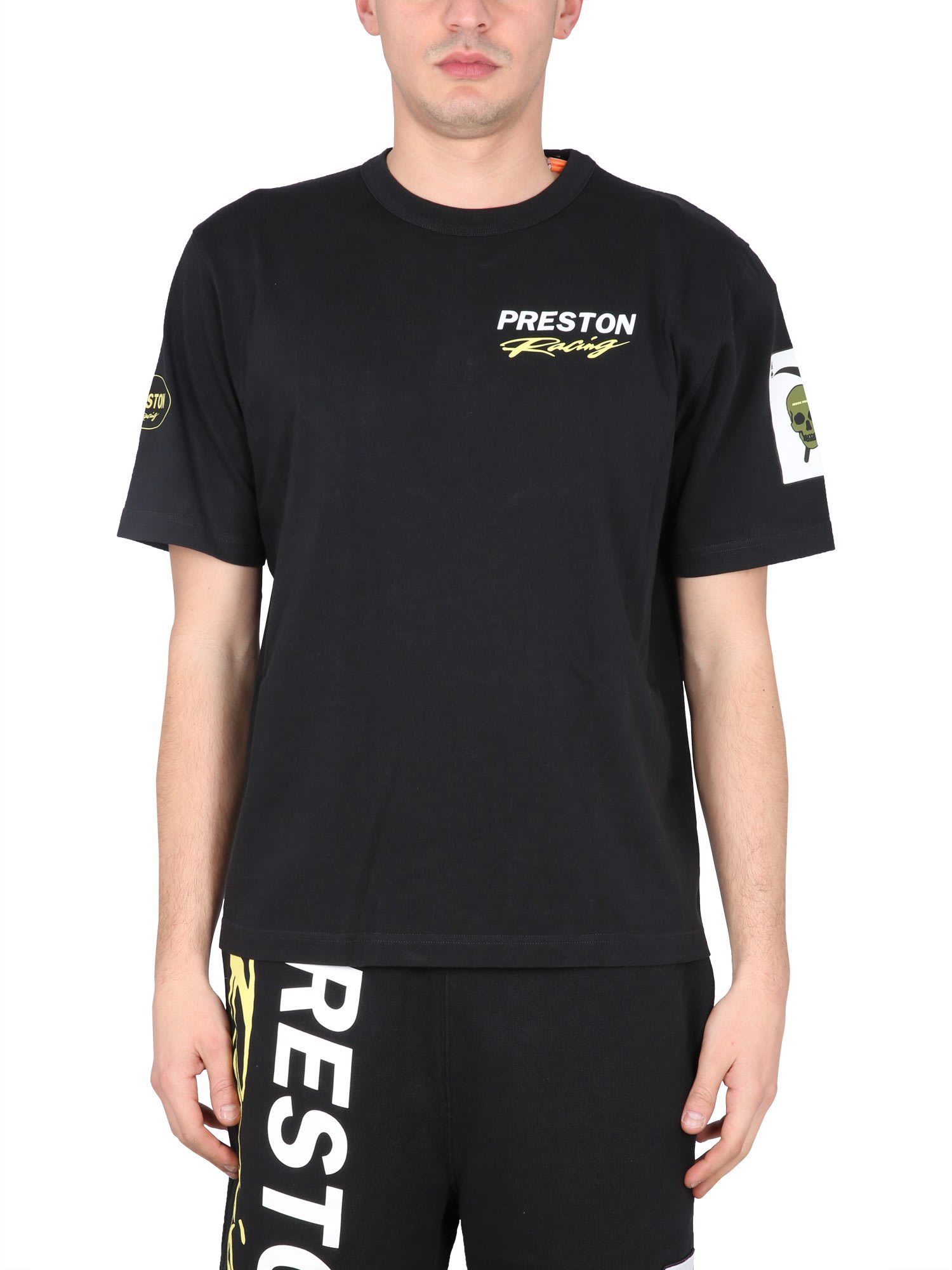 HERON PRESTON Cotton Crew-neck T-shirt