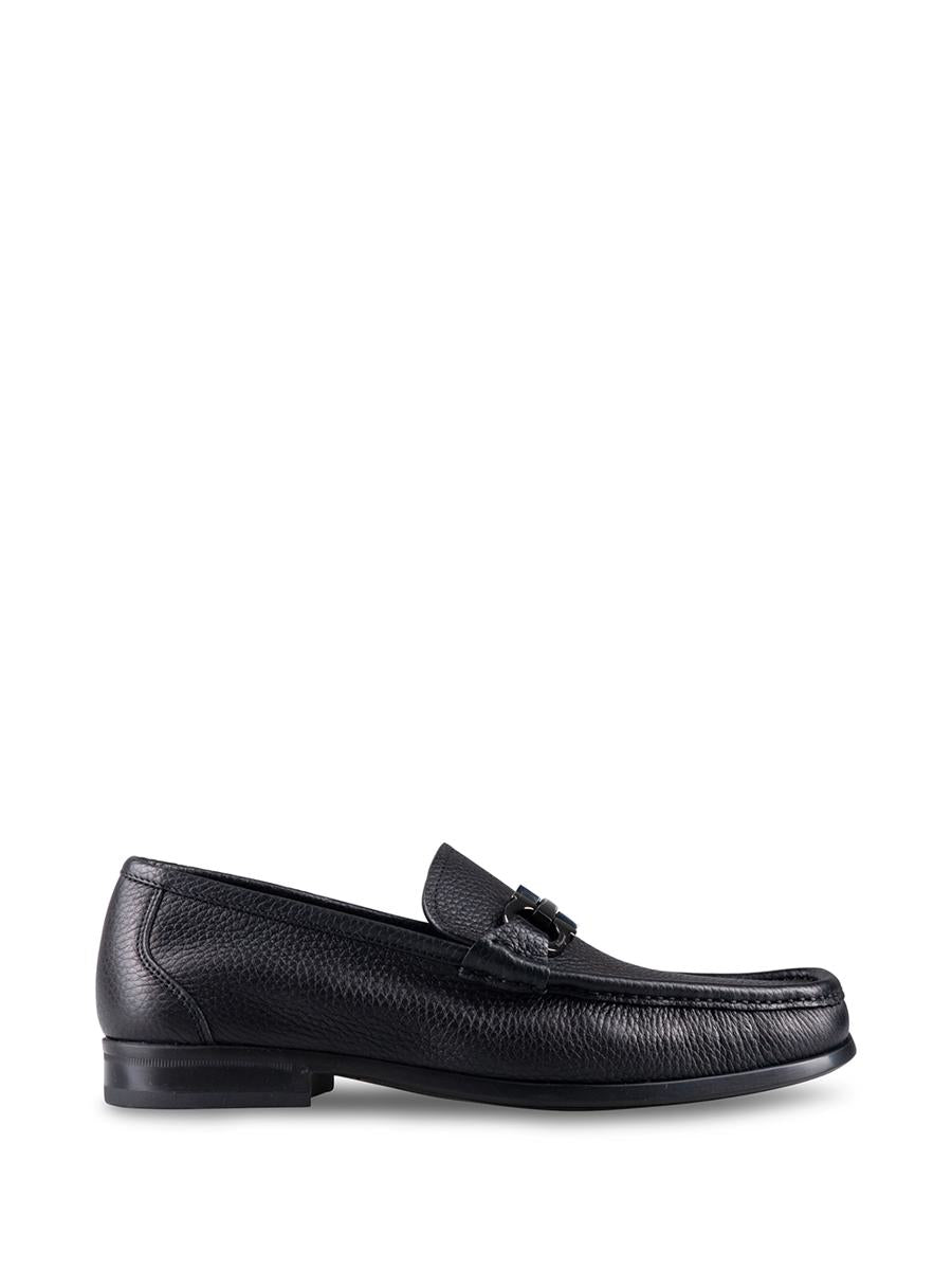 Salvatore Ferragamo 压纹皮革 Gancini 乐福鞋