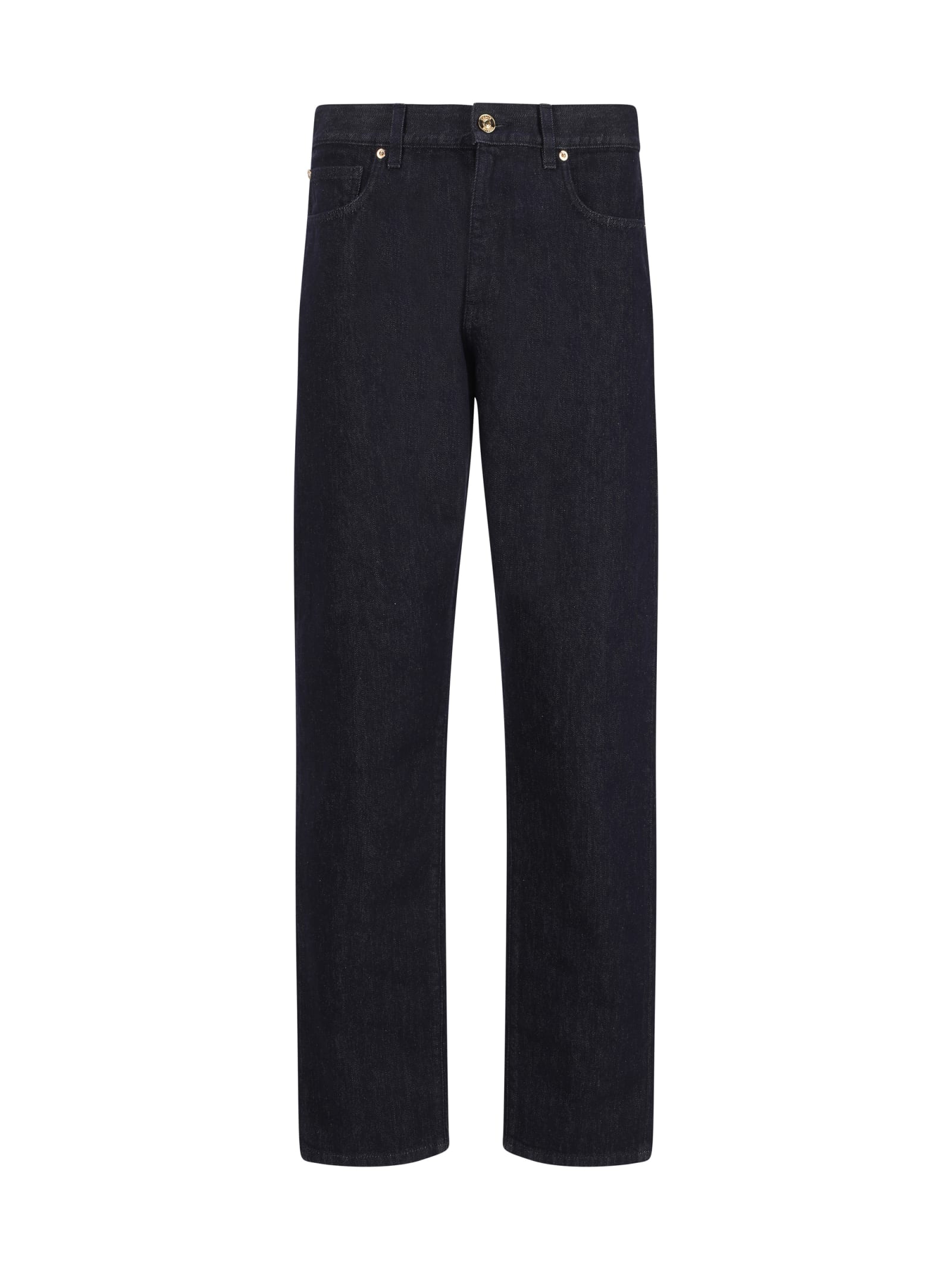 Versace 5-pocket Straight-leg Jeans