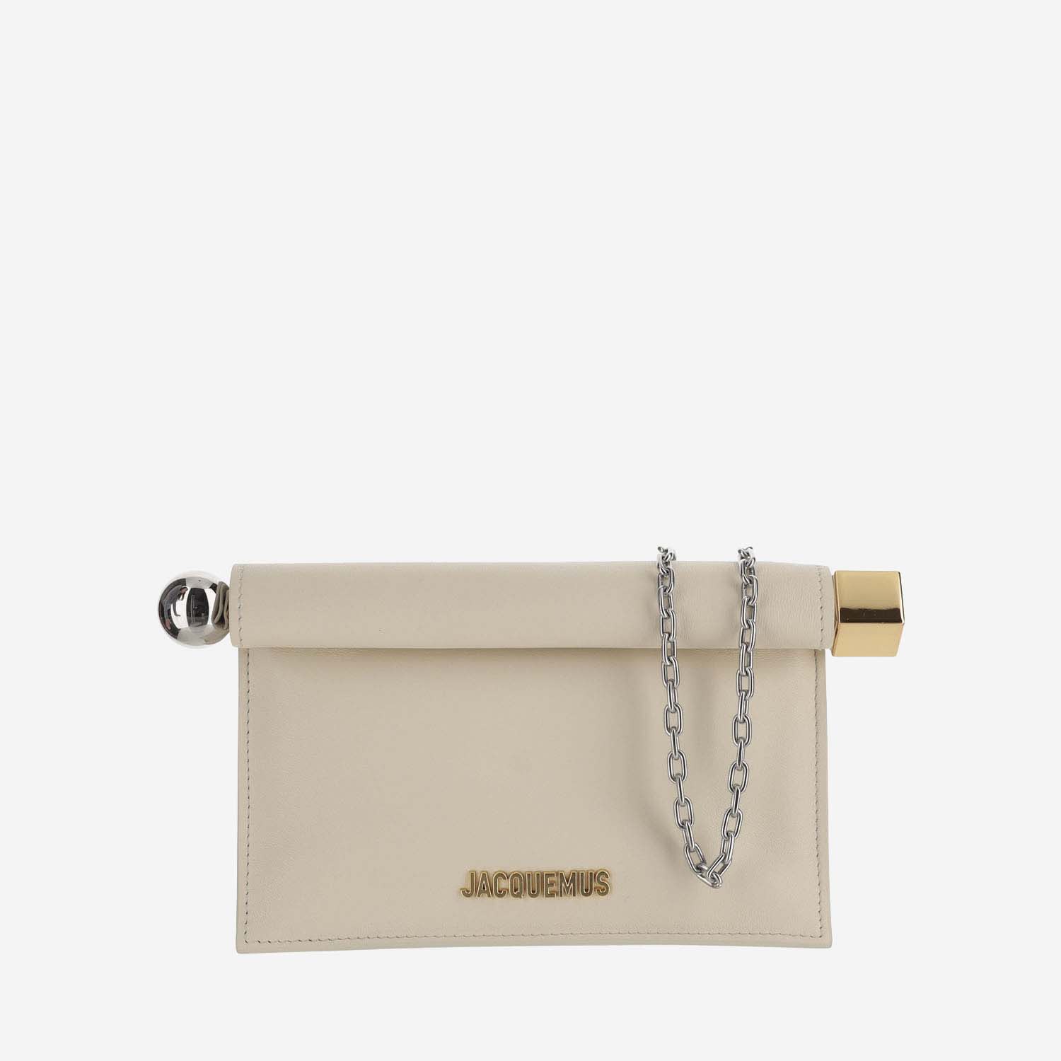 Jacquemus La Petite Clutch Bag Rond Carrè