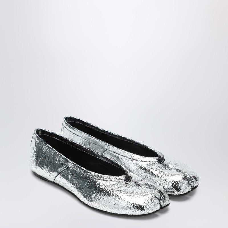 Maison Margiela Silver Mirror Tabi Ballerina
