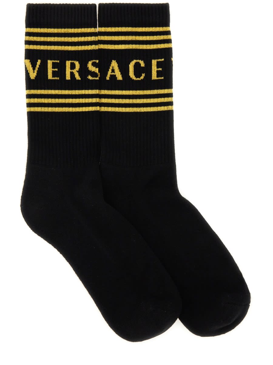 Versace Socks With Logo