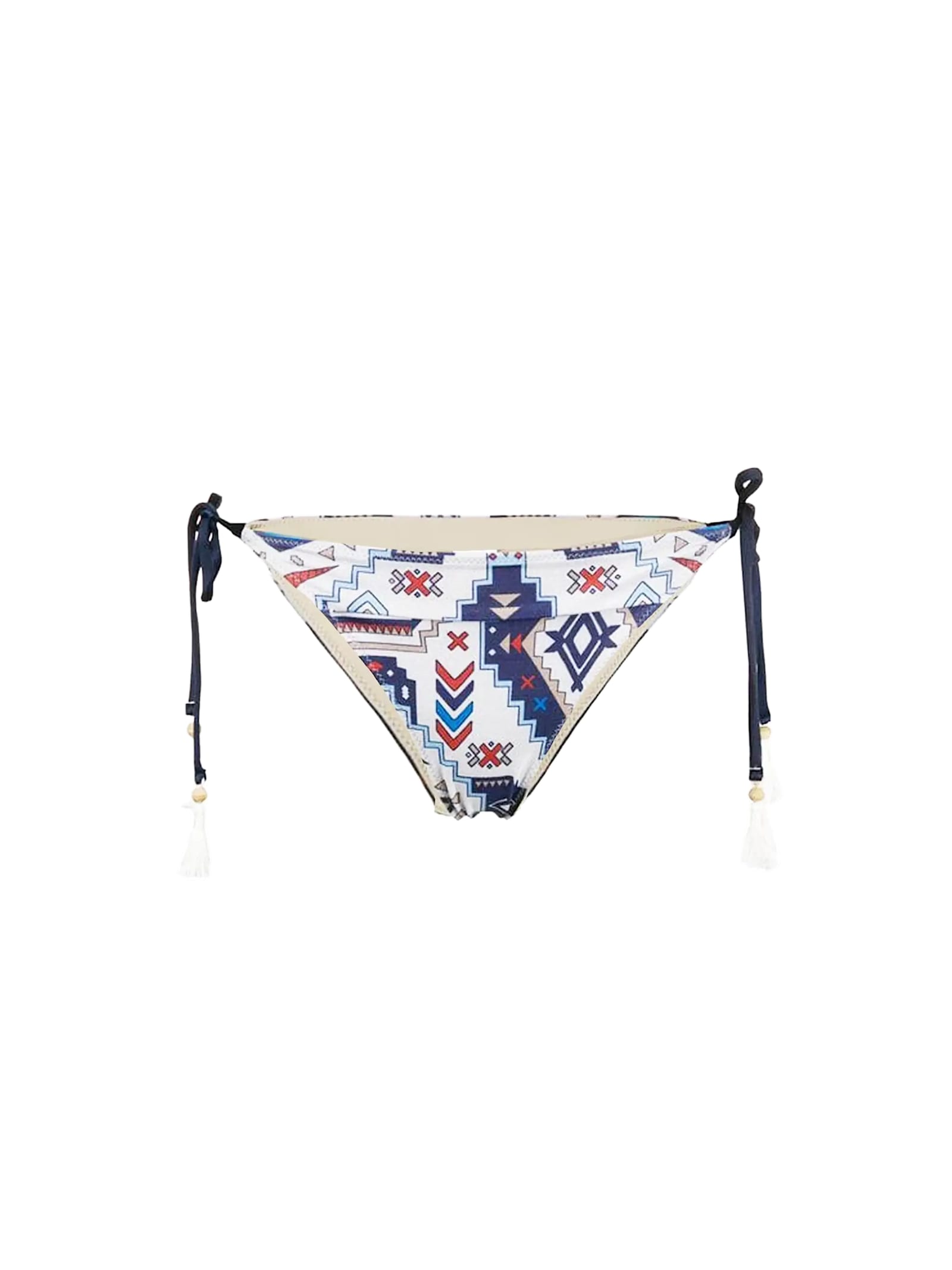 MC2 Saint Barth Woman Swim Briefs With Glitter Aztec Print
