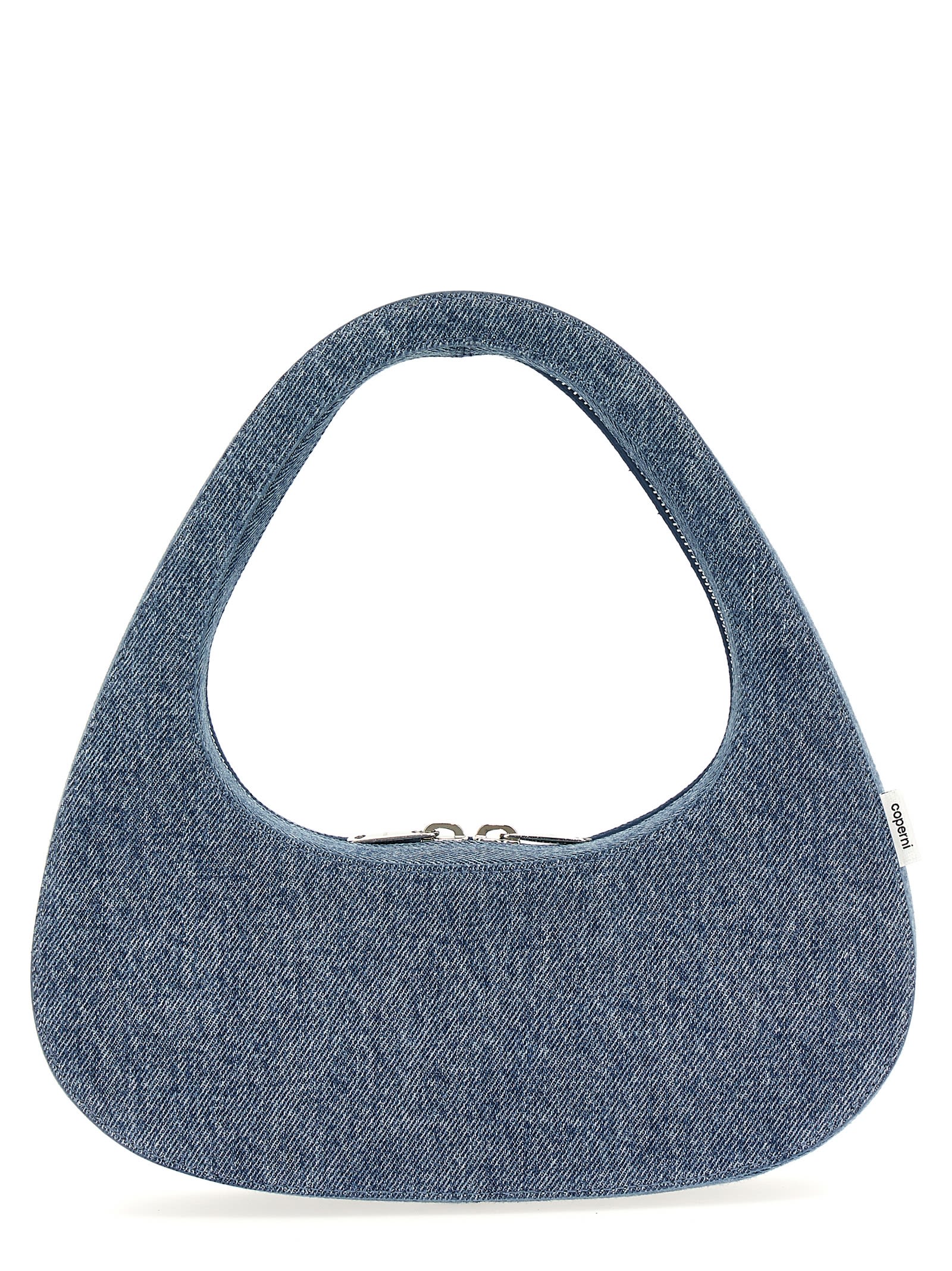 Coperni denim Baguette Swipe Bag Handbag