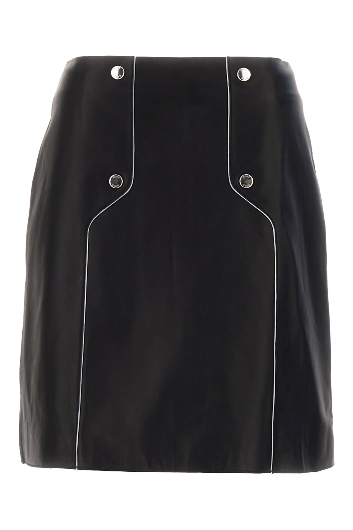 Hugo Boss Black Nappa Leather Skirt