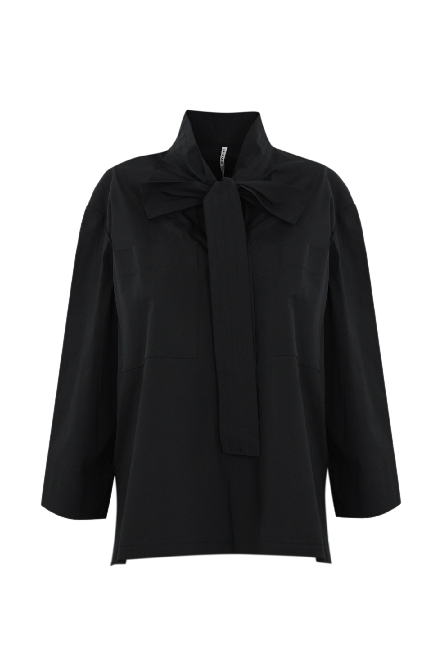 Liviana Conti Kimono Blouse With Cotton Bow