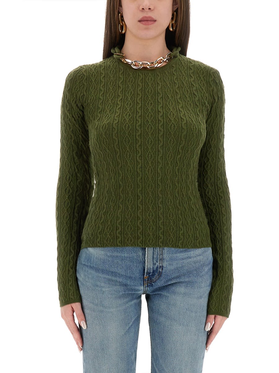Paco Rabanne Wool Jersey.
