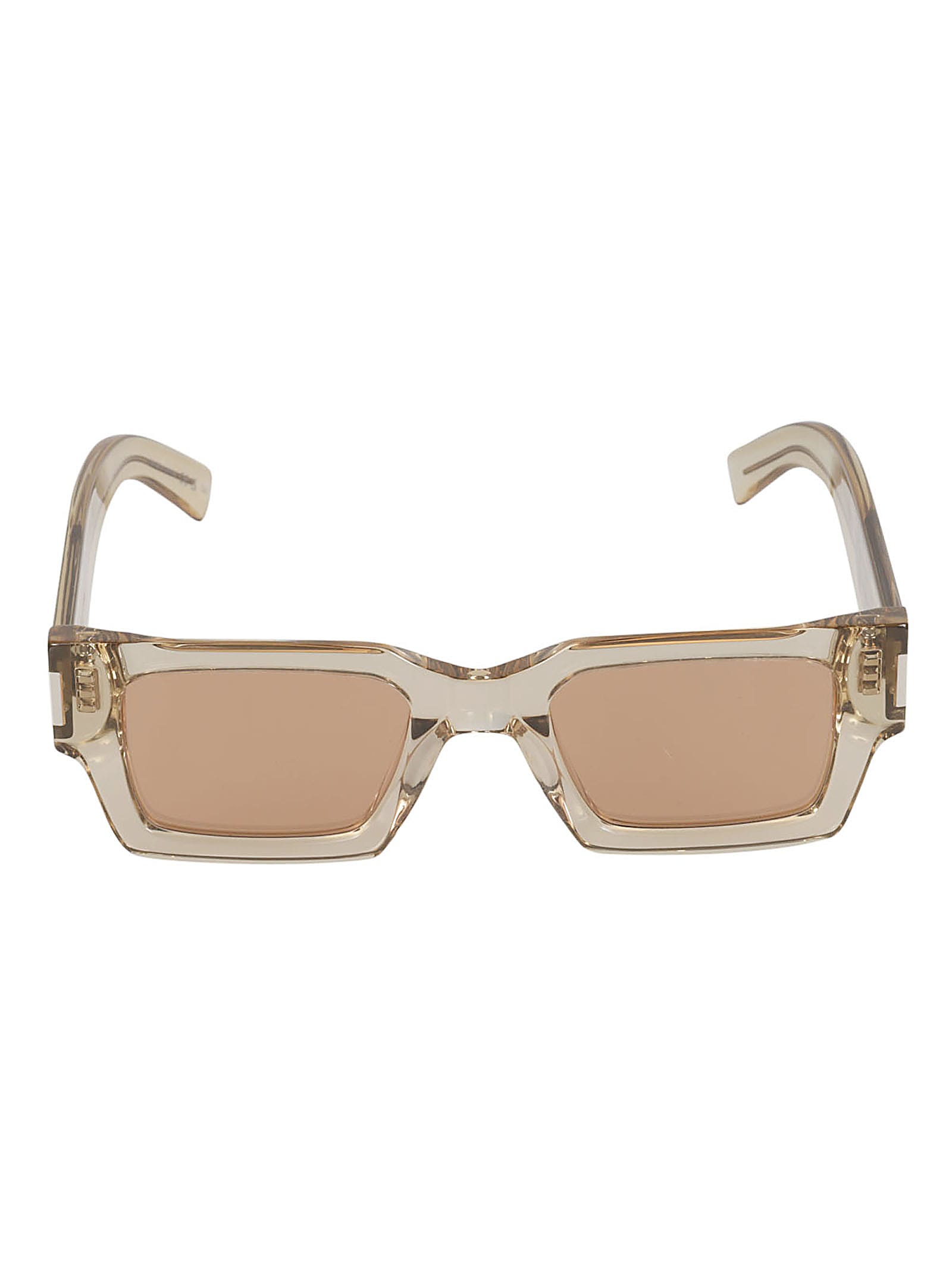 Saint Laurent Eyewear Rectangular Frame Transparent Sunglasses
