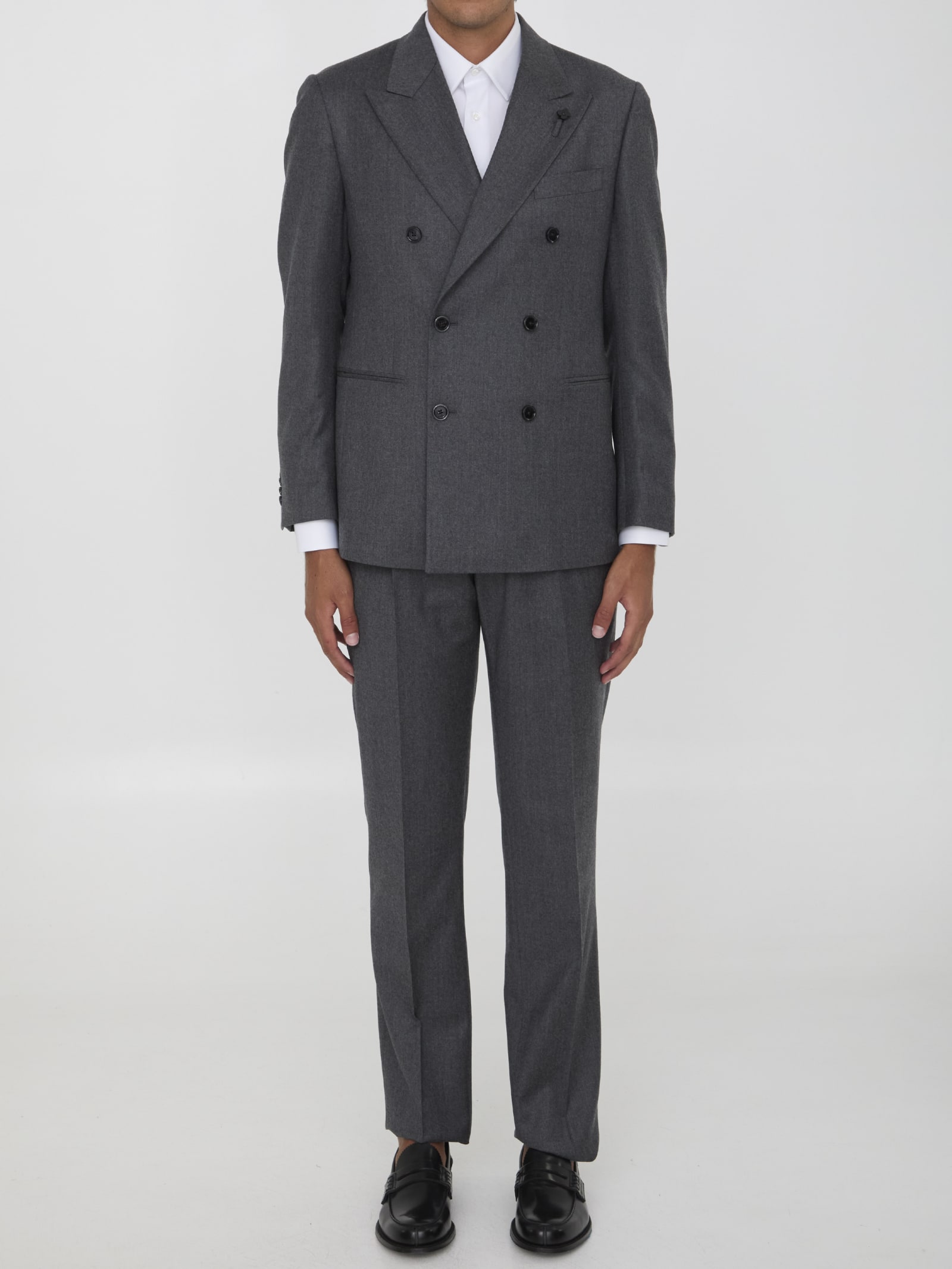 Lardini Two-piece Suit In Wool And Cashmere