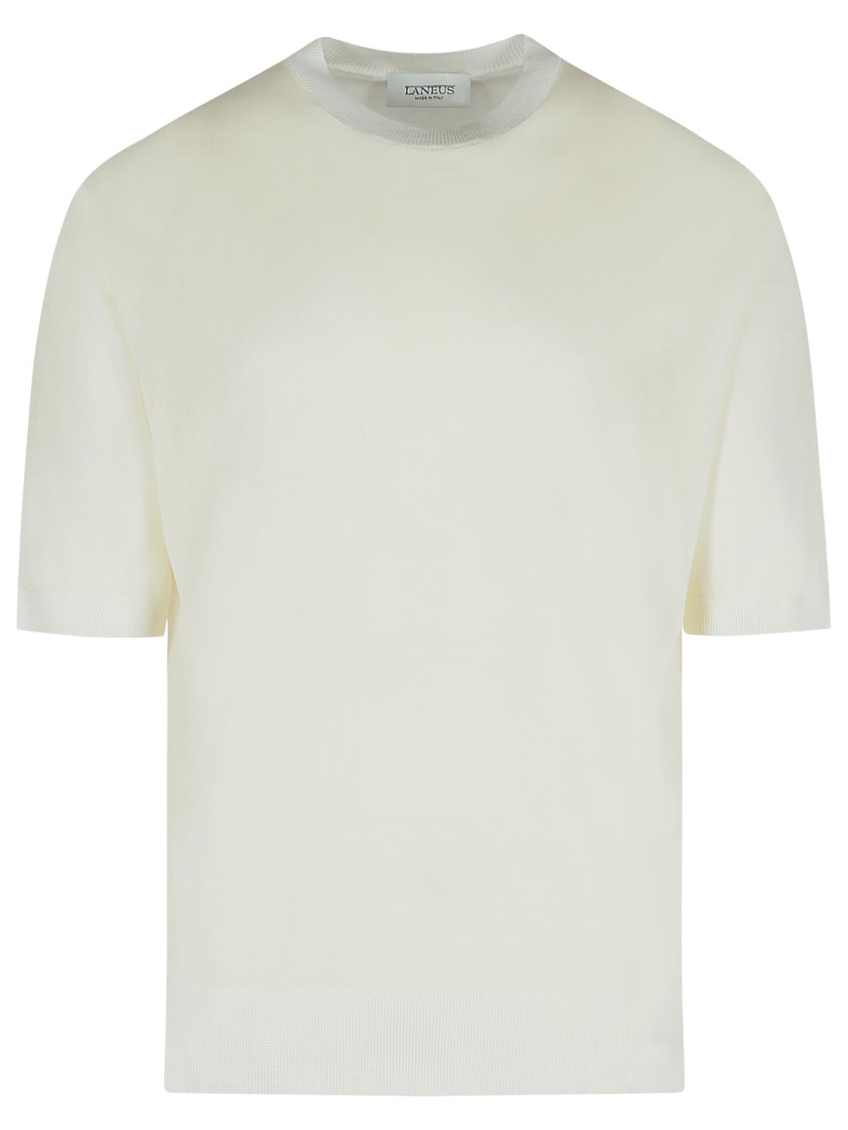 Laneus Cream Cotton Sweater