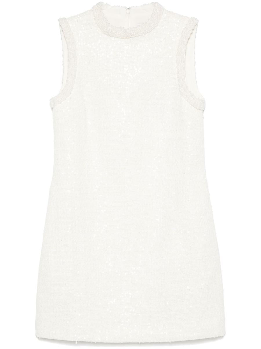 Self-Portrait Bouclé Dress With Sequins