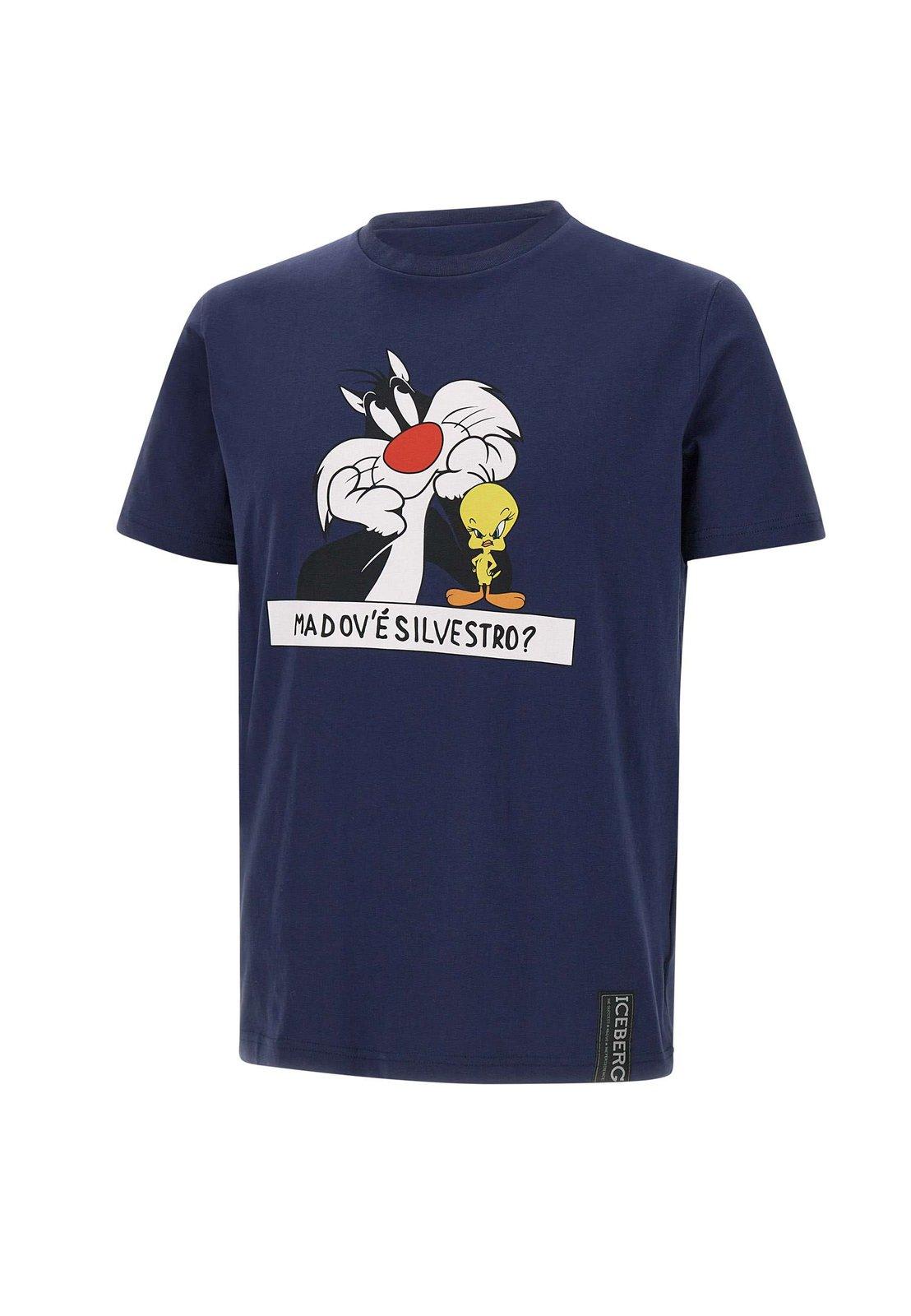 Iceberg X Looney Tunes Crewneck T-shirt