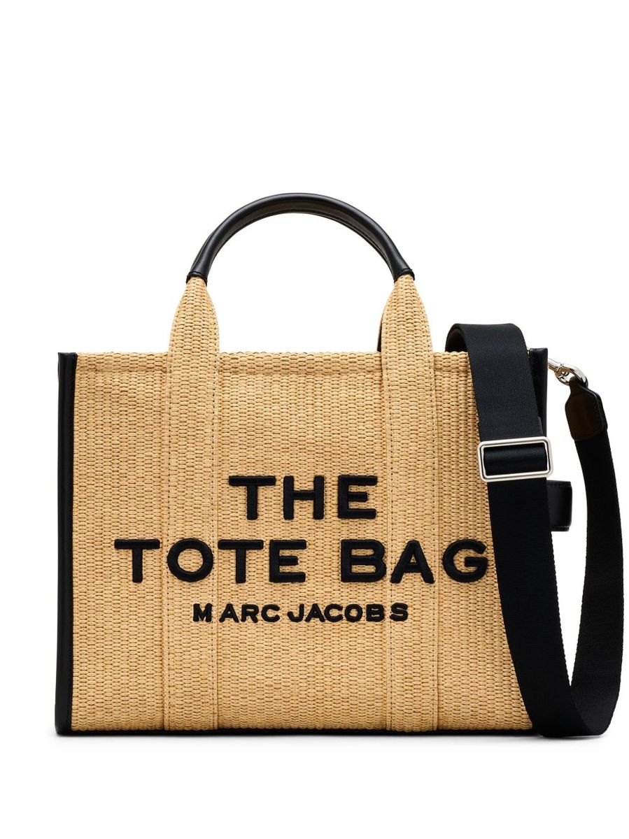 Marc Jacobs Beige Raffia The Medium Totes