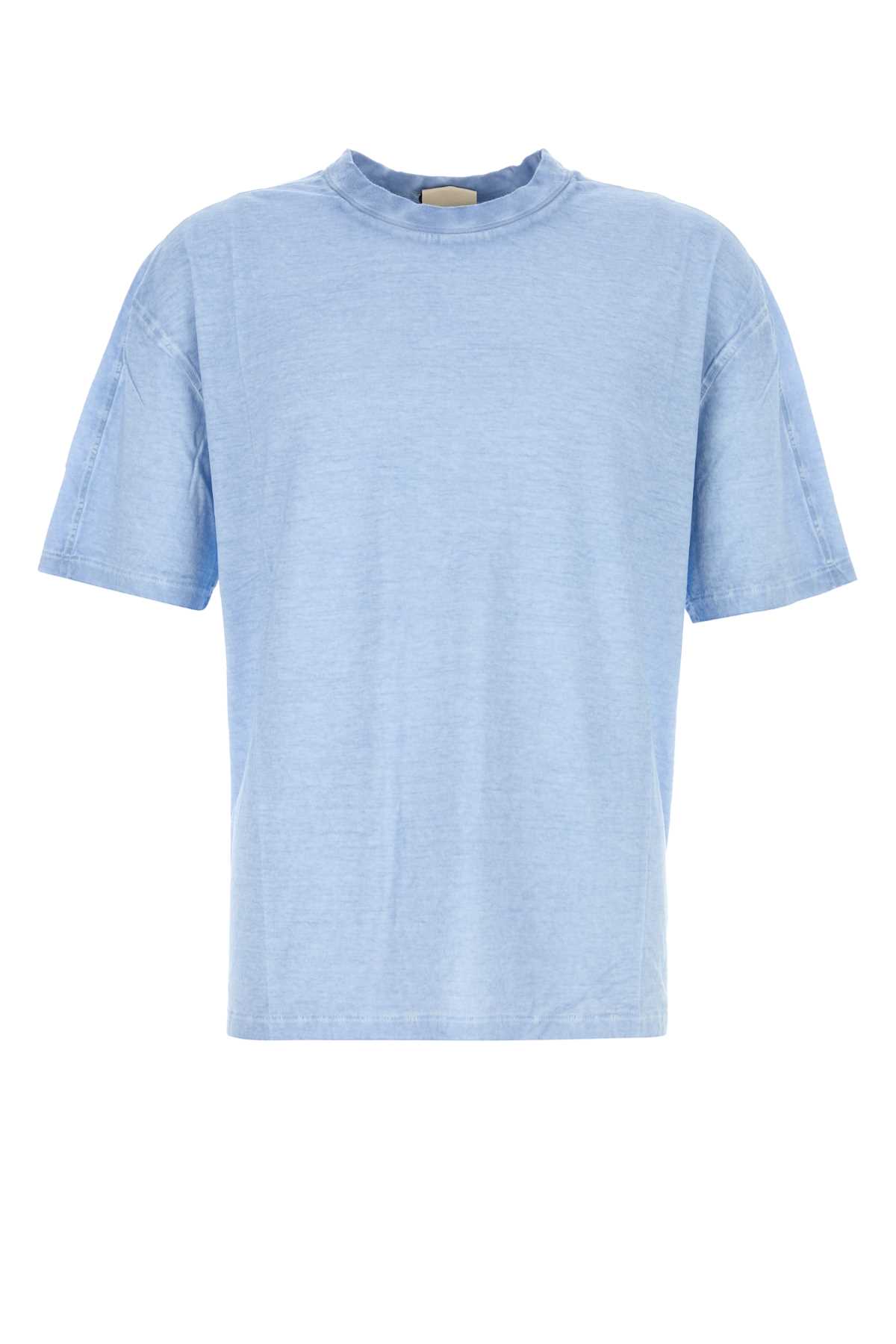 Ten C Light Blue Cotton T-shirt