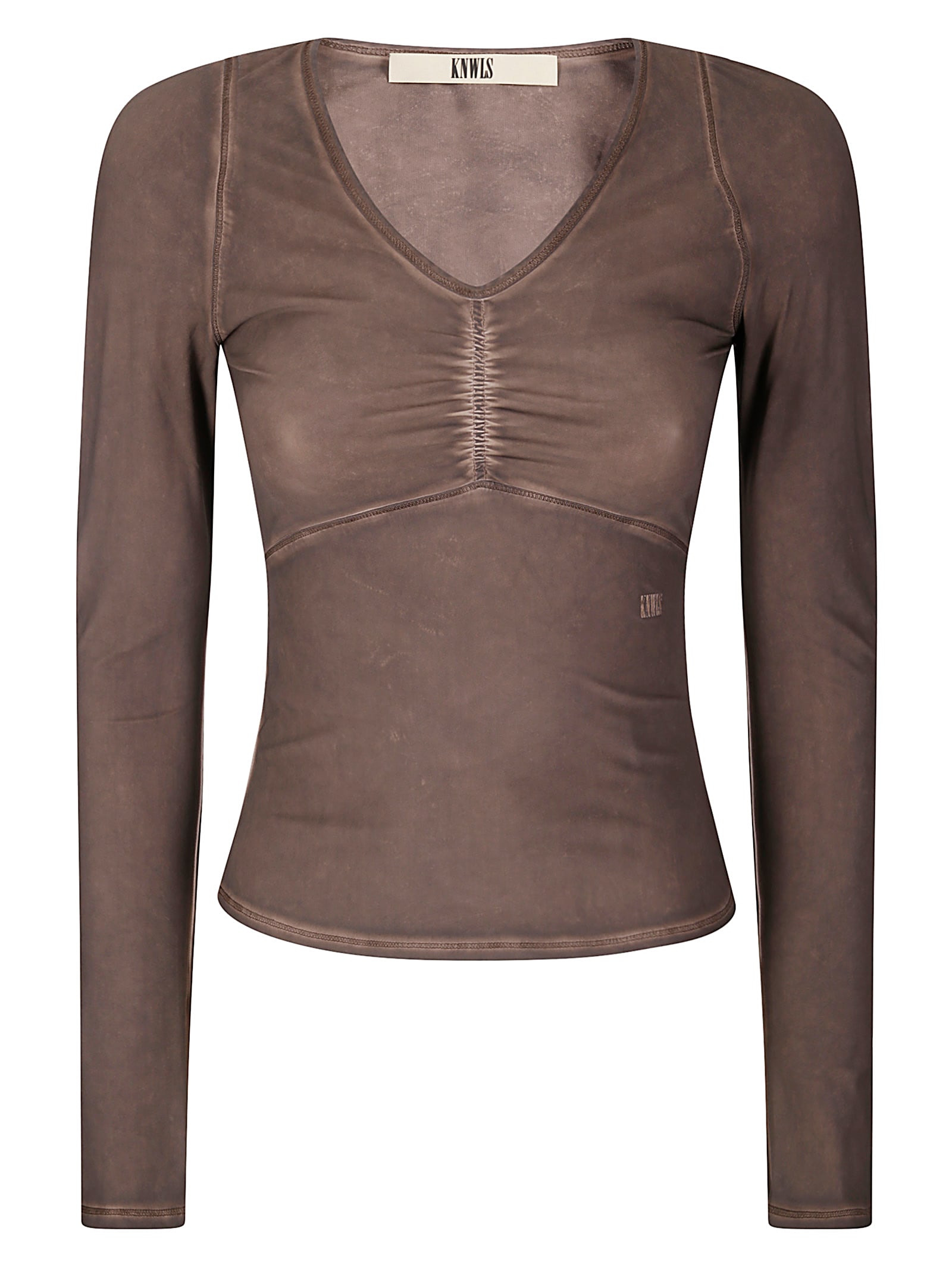 KNWLS Stretch Over Dyed Jersey Top.