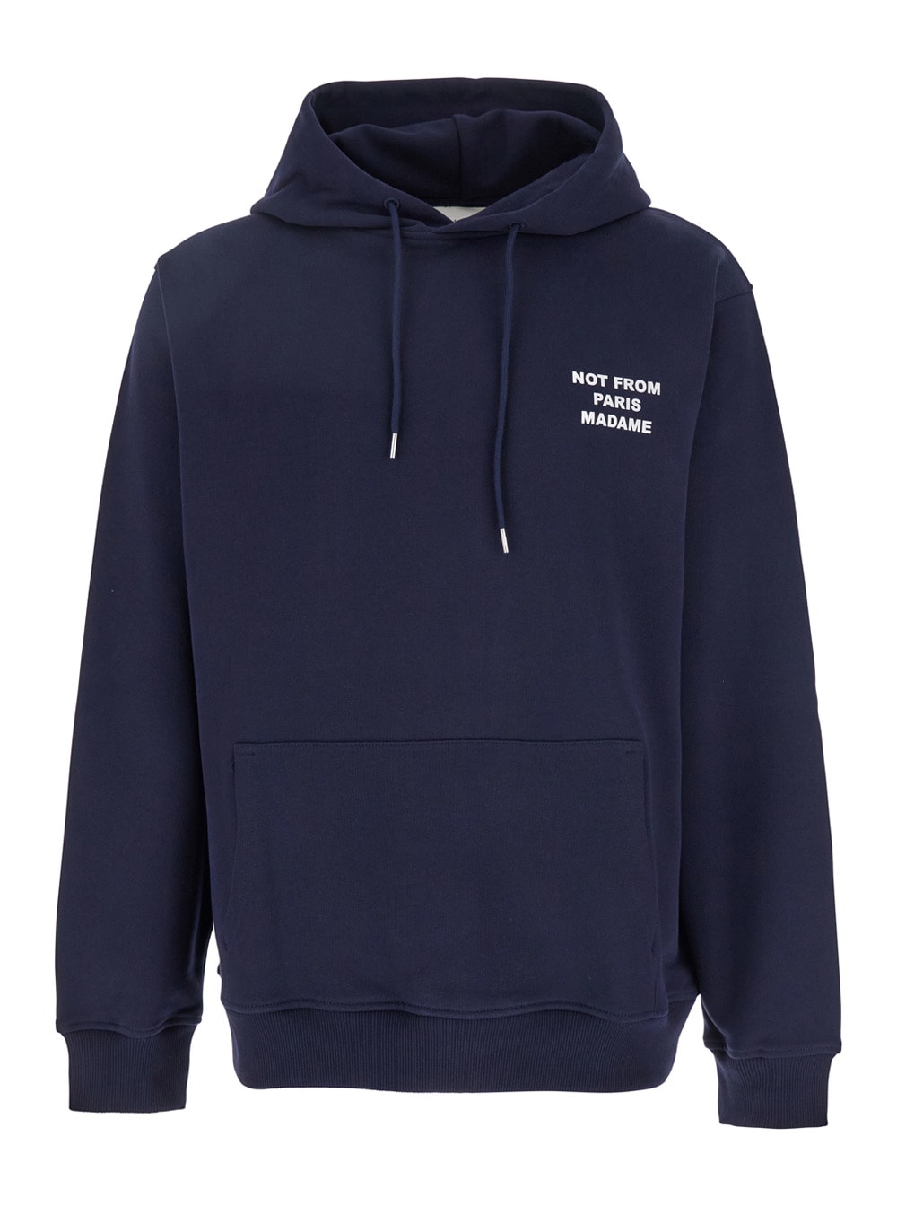 Drôle de Monsieur Blue Hoodie With Logo In Cotton Man