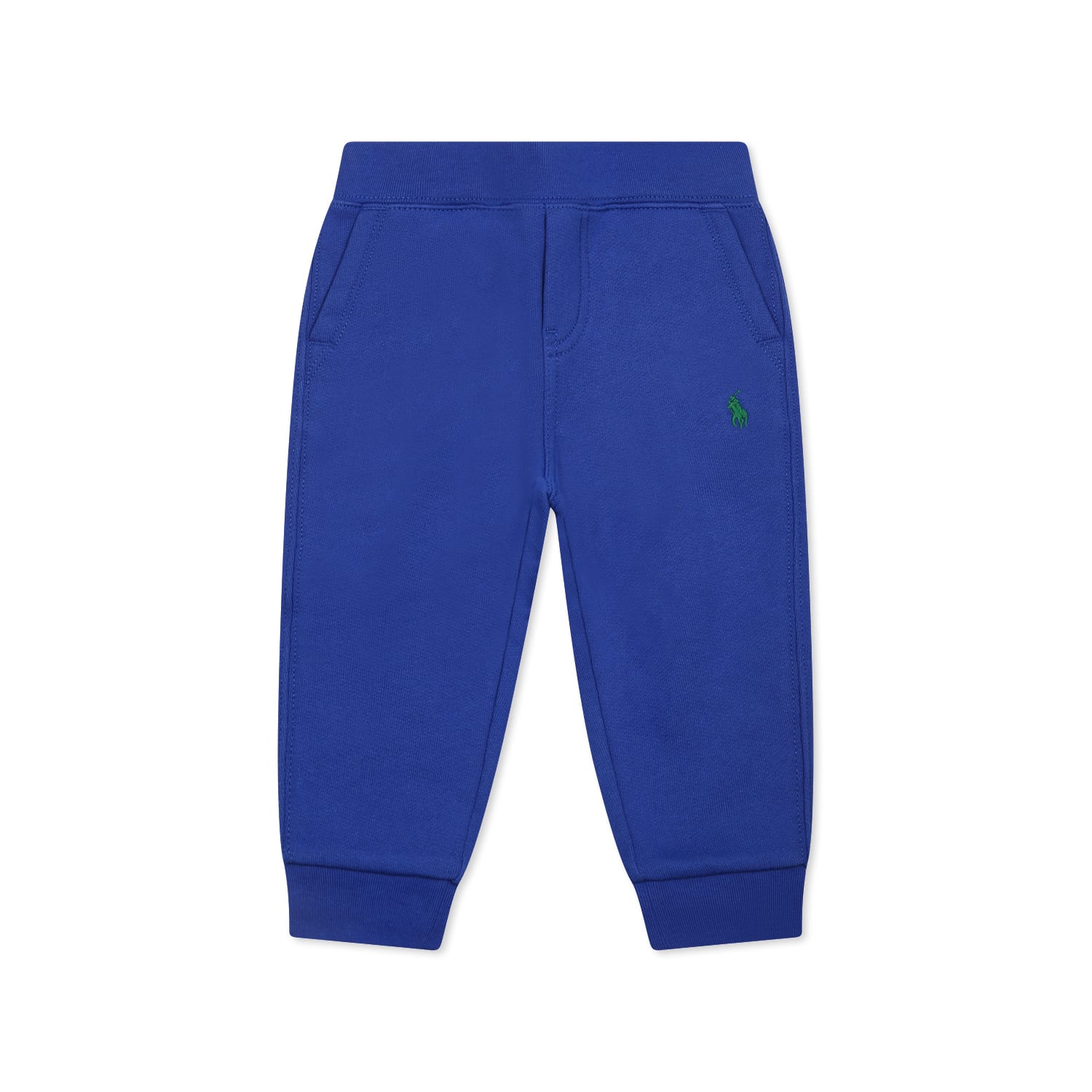 Ralph Lauren Blue Sweatshirt For Baby Boy With Horse