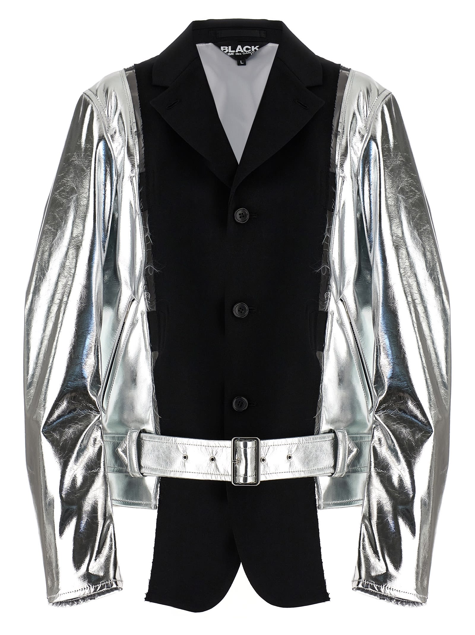 Black Comme des Garçons Laminated Jacket