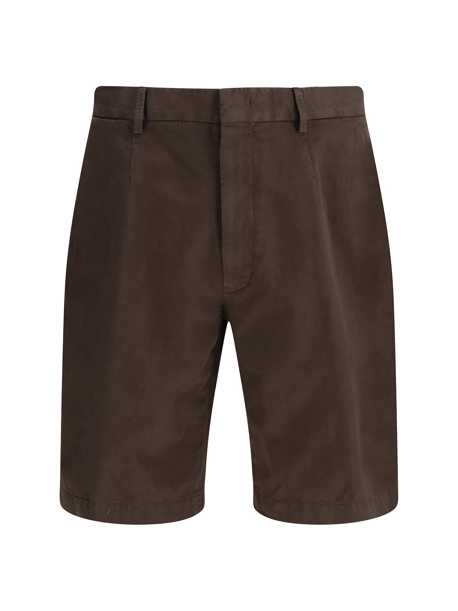 Zegna 夏季斜纹棉布短裤