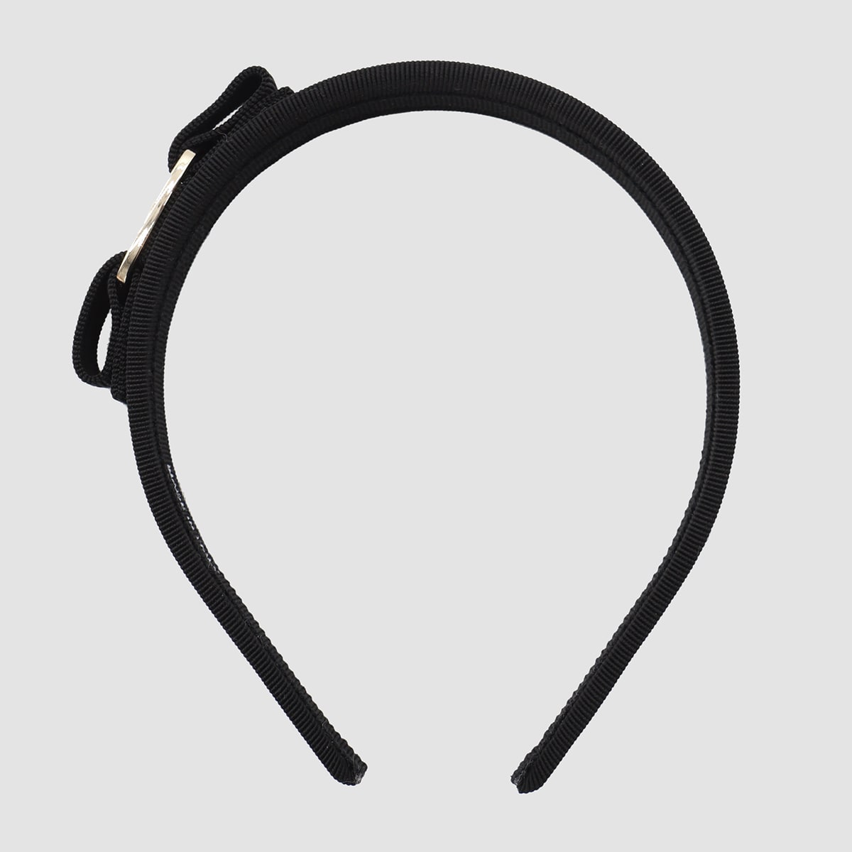 Ferragamo Black Cotton Hair Accessories