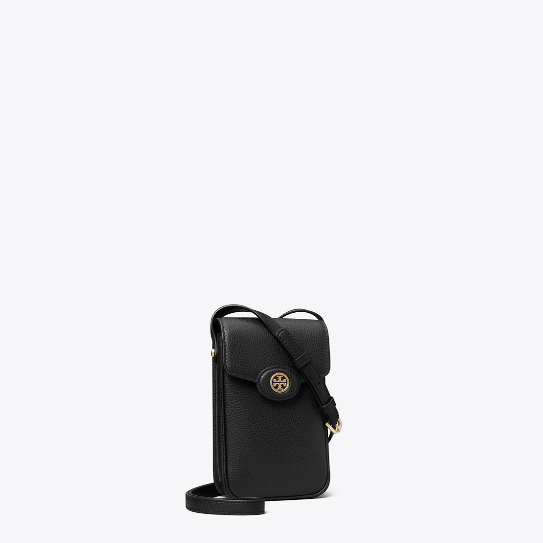 Tory Burch Robinson Pebbled Phone Crossbody