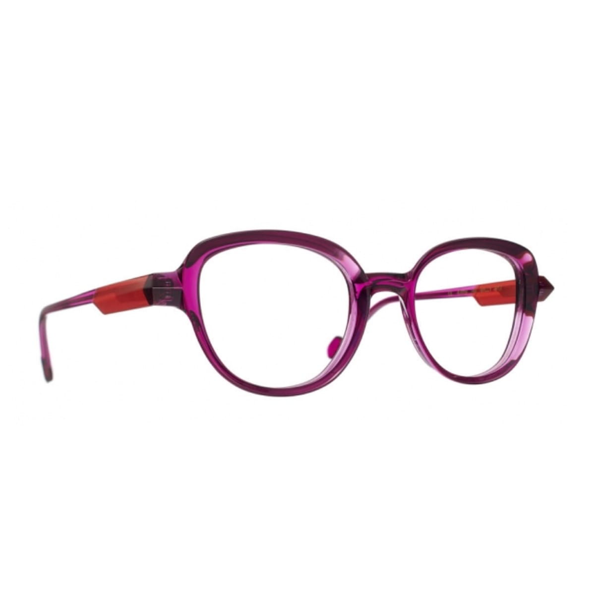 Caroline Abram Milly 317 Purple Red Glasses