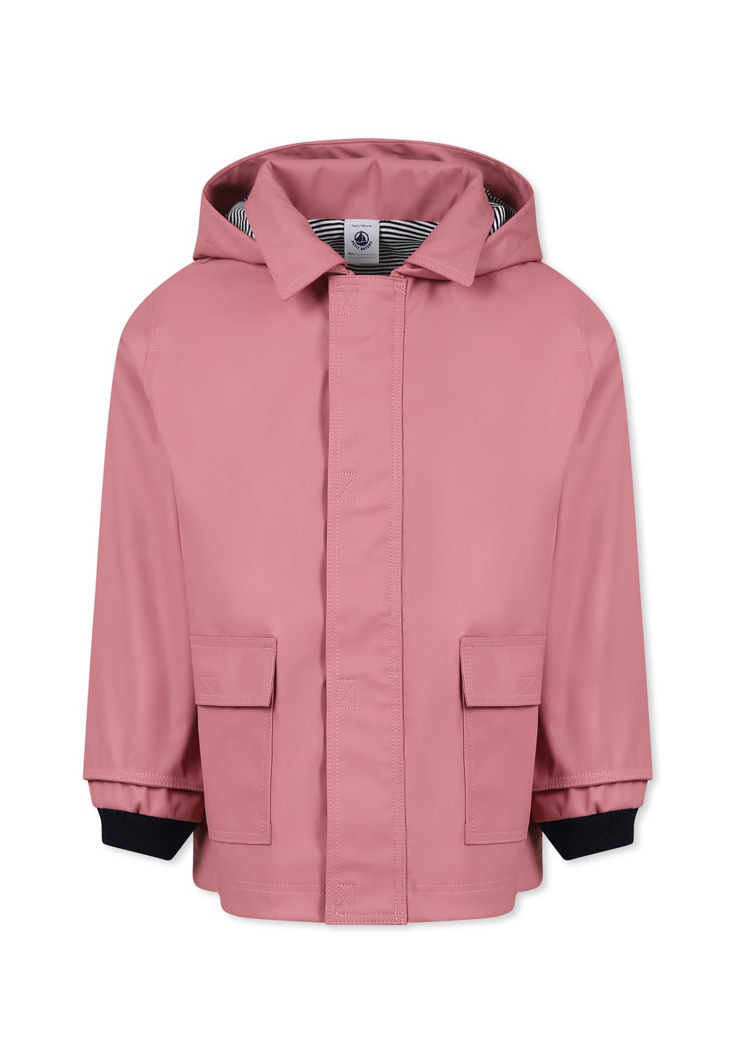 Petit Bateau Pink Raincoat For Girl