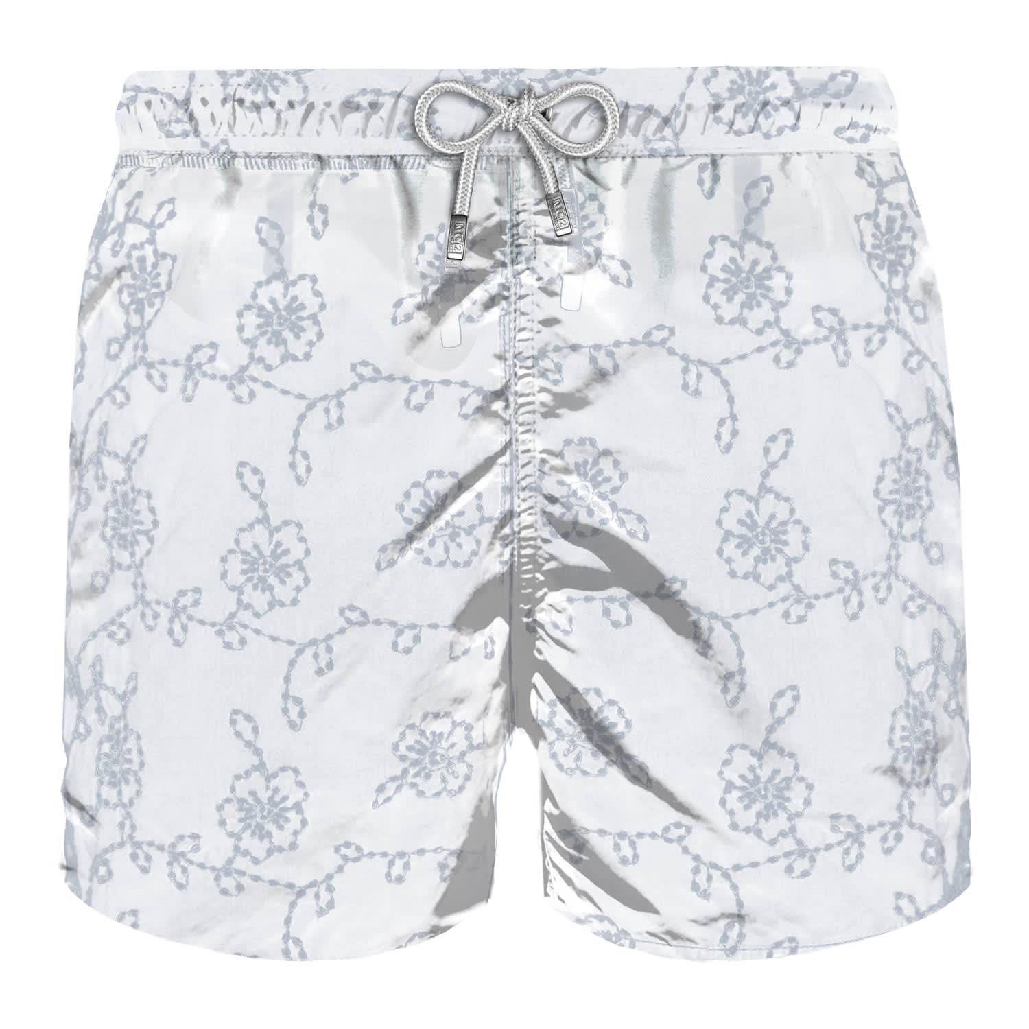 MC2 Saint Barth Blue Embroidered Swim Shorts