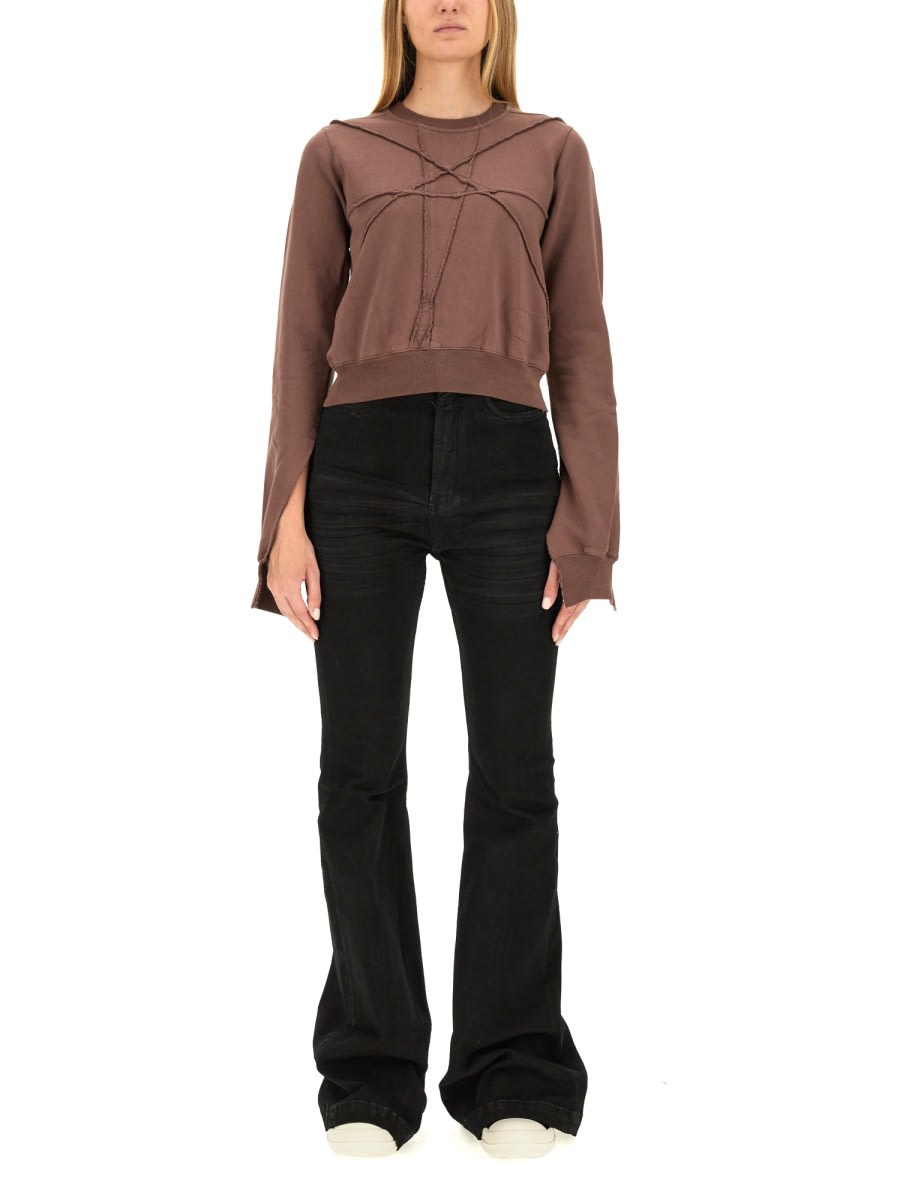DRKSHDW Cropped Sweatshirt