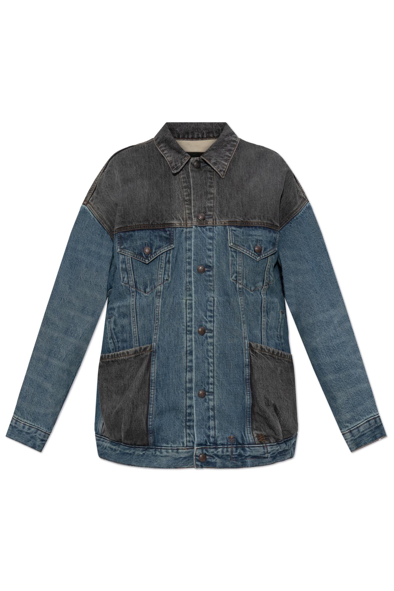 R13 Denim Jacket In oversize Style