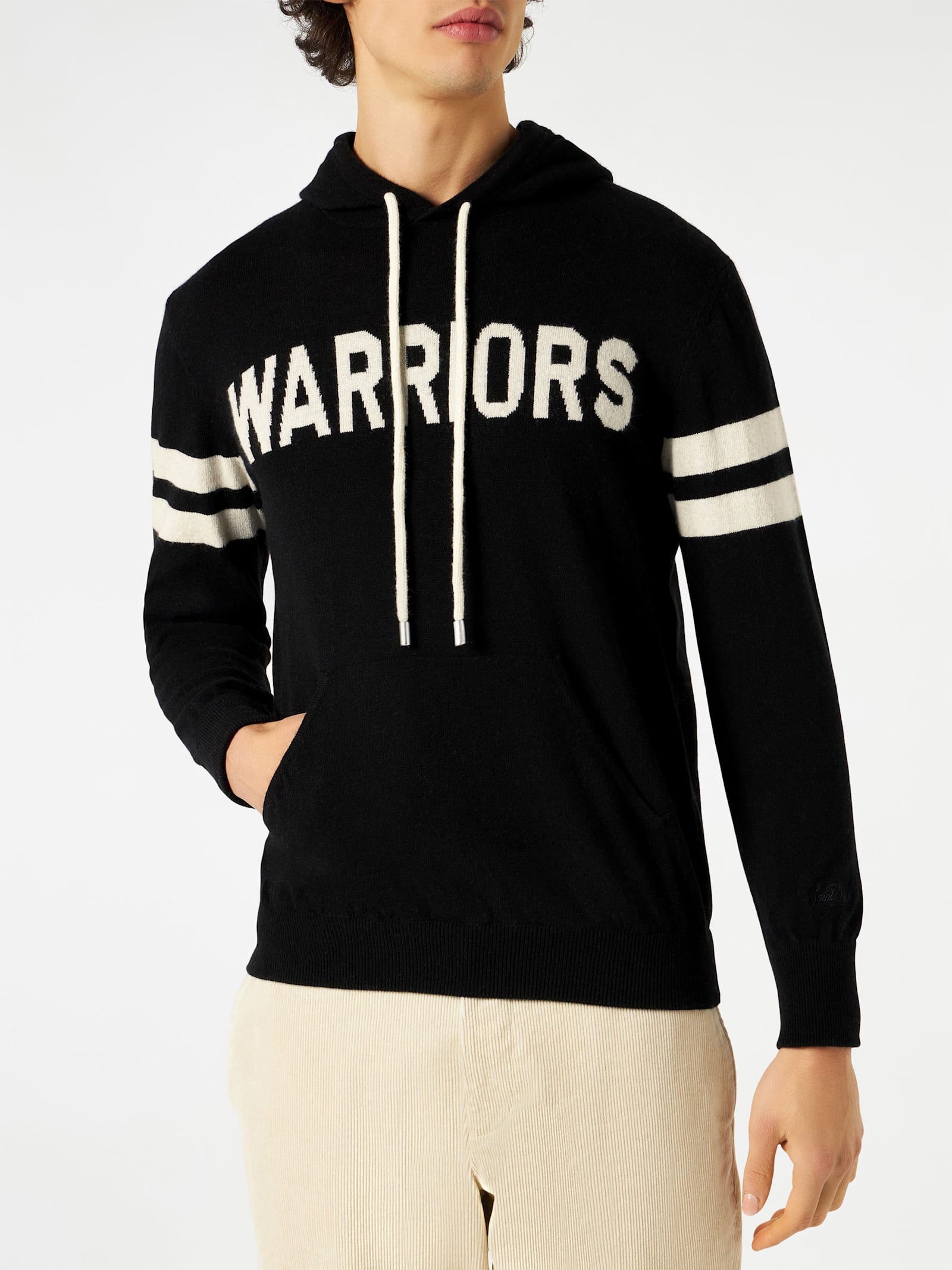 MC2 Saint Barth Blended Cashmere Hooded Sweater