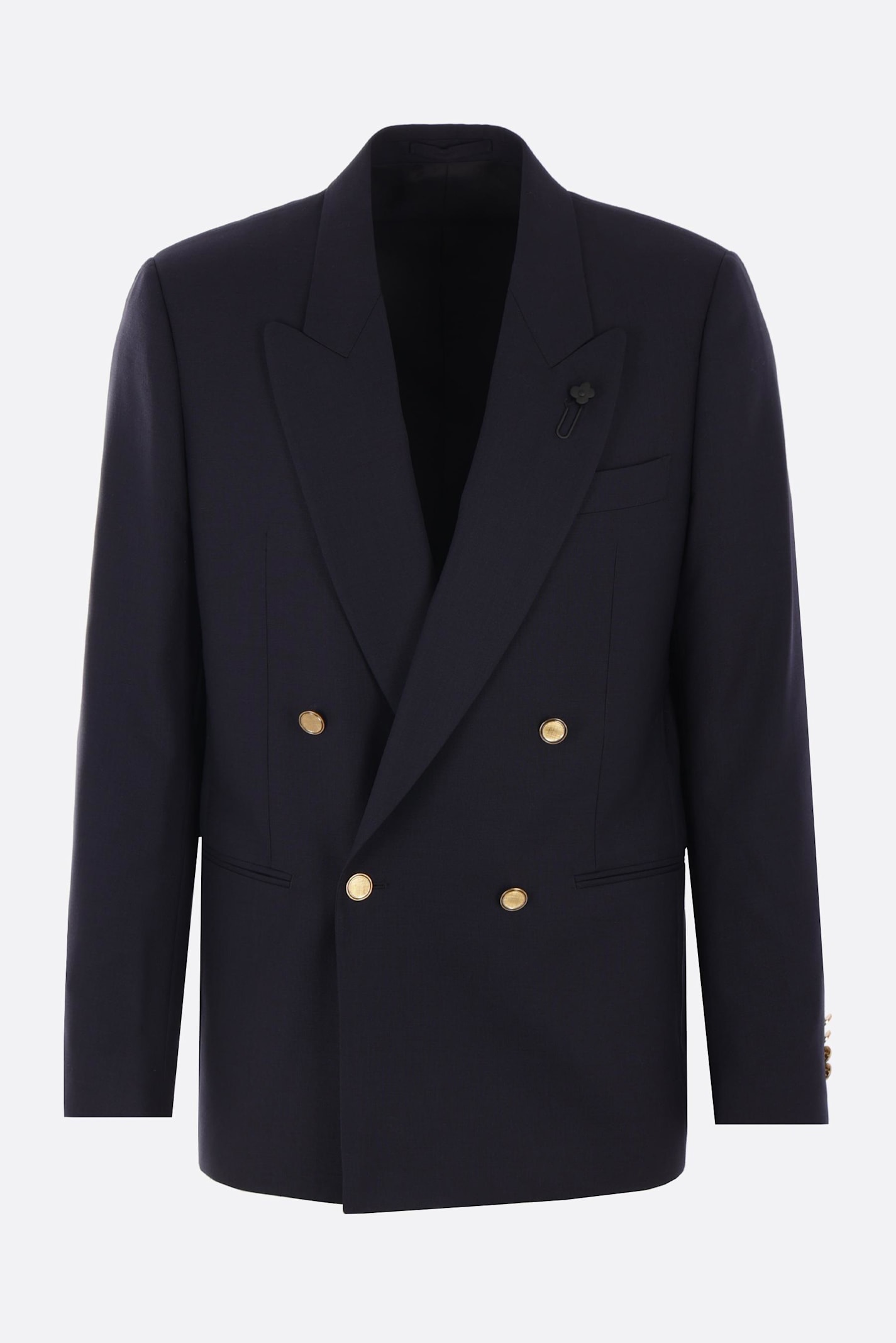 Lardini Attitude Double-breasted Jacket In Wool