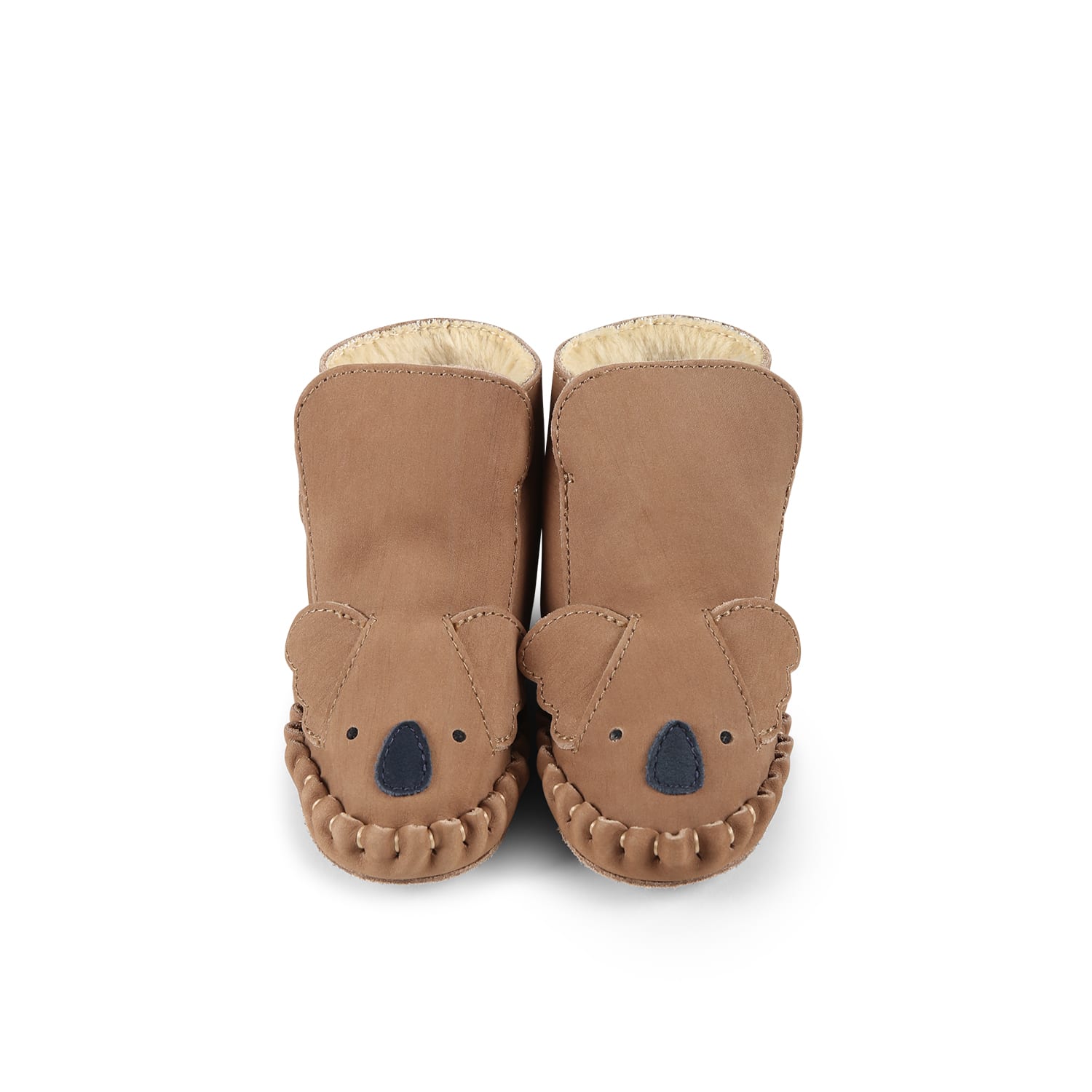 Donsje Brown Ankle Boots For Babykids With Koala