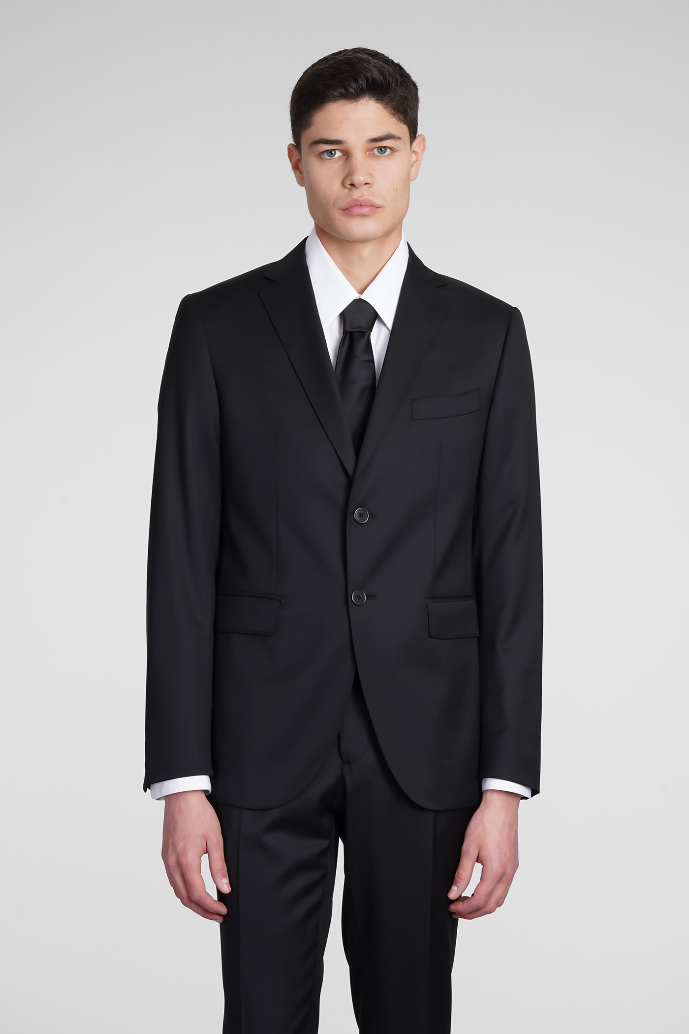 Santaniello In Black Wool