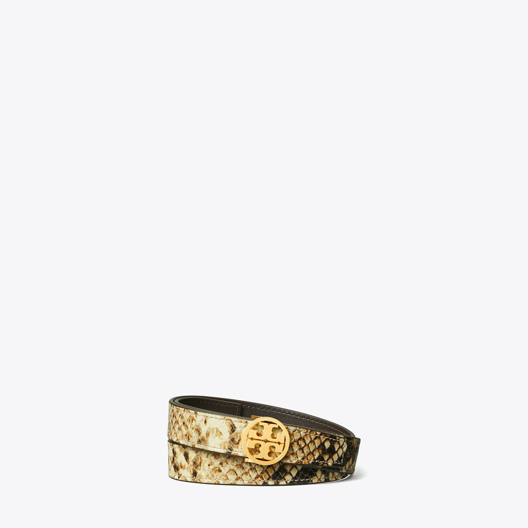 Tory Burch 1" Miller Snake Belt