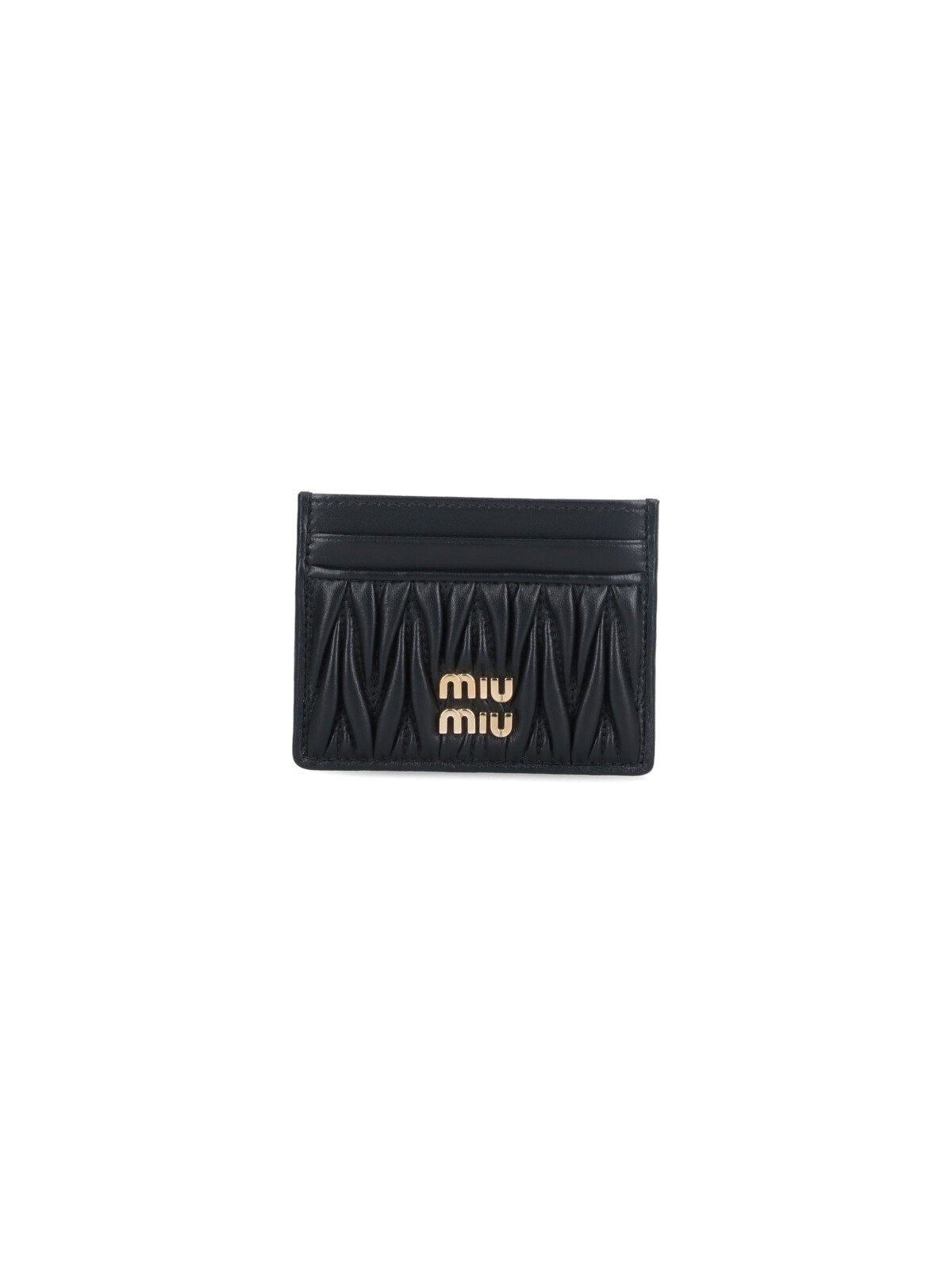 miu miu Logo Card Holder