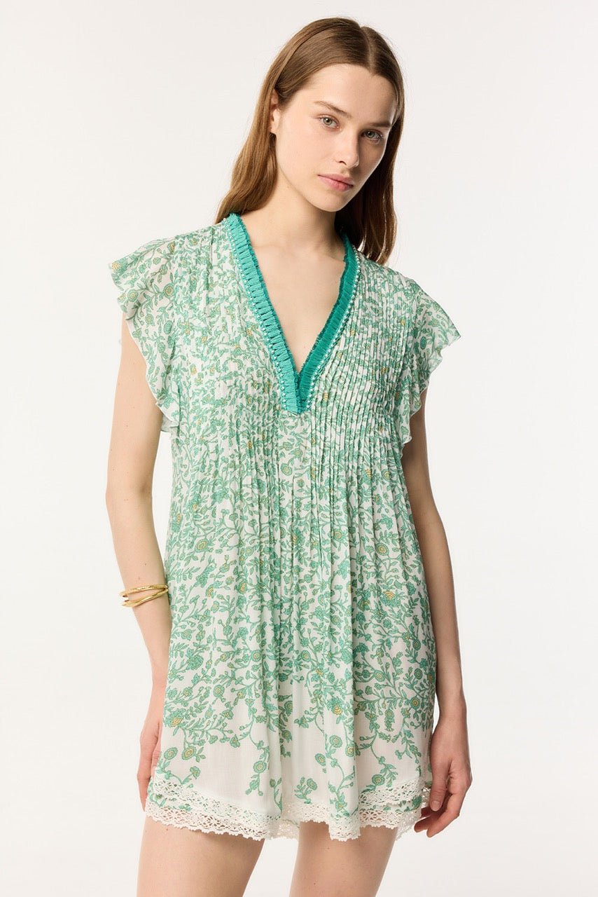 Mini Dress Sasha - Green Lazuli