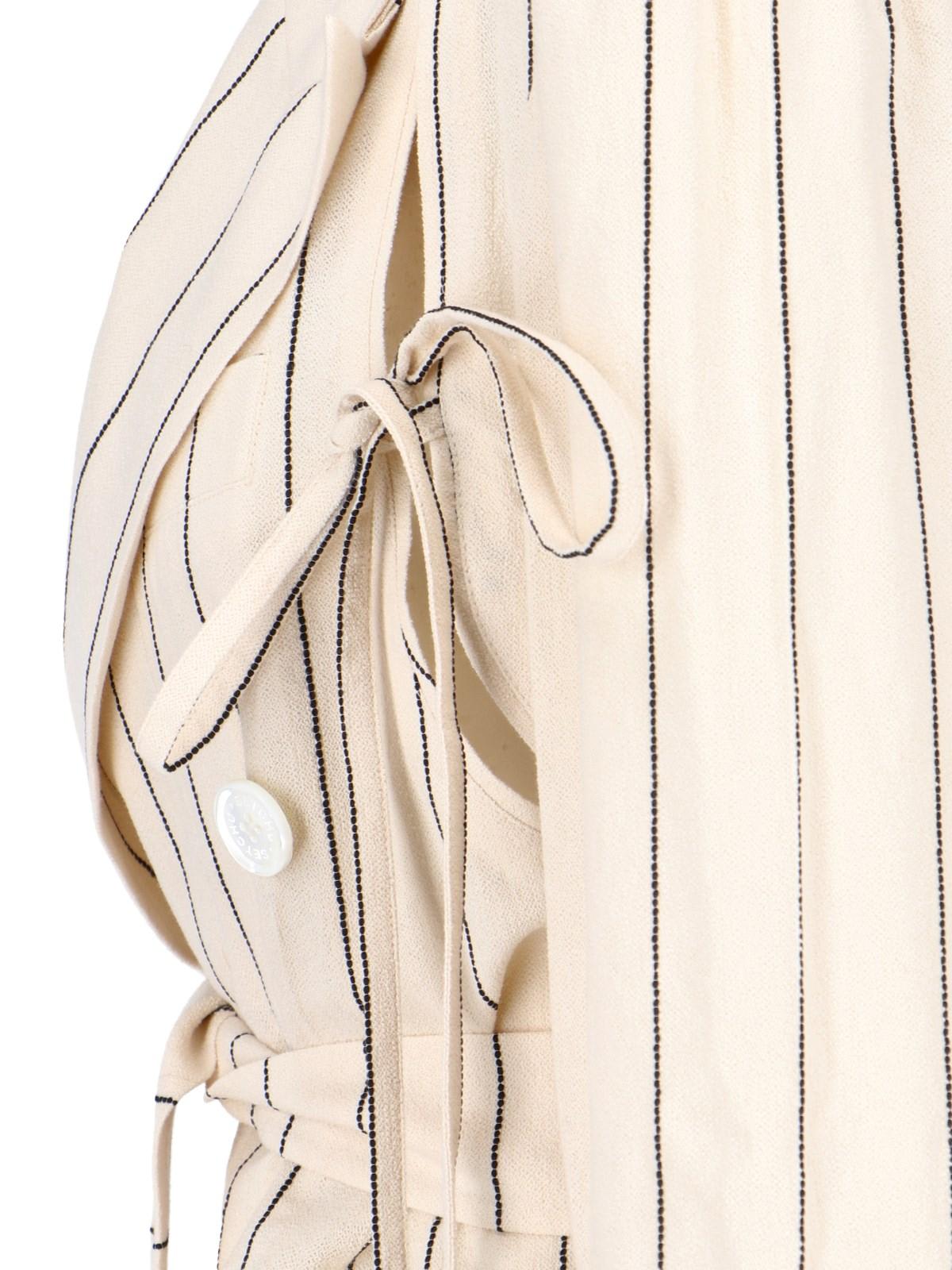Setchu Pinstriped Double-breasted Blazer